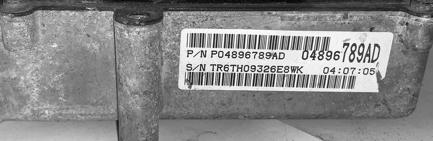 2002 Sebring Stratus TCU P04896789AD