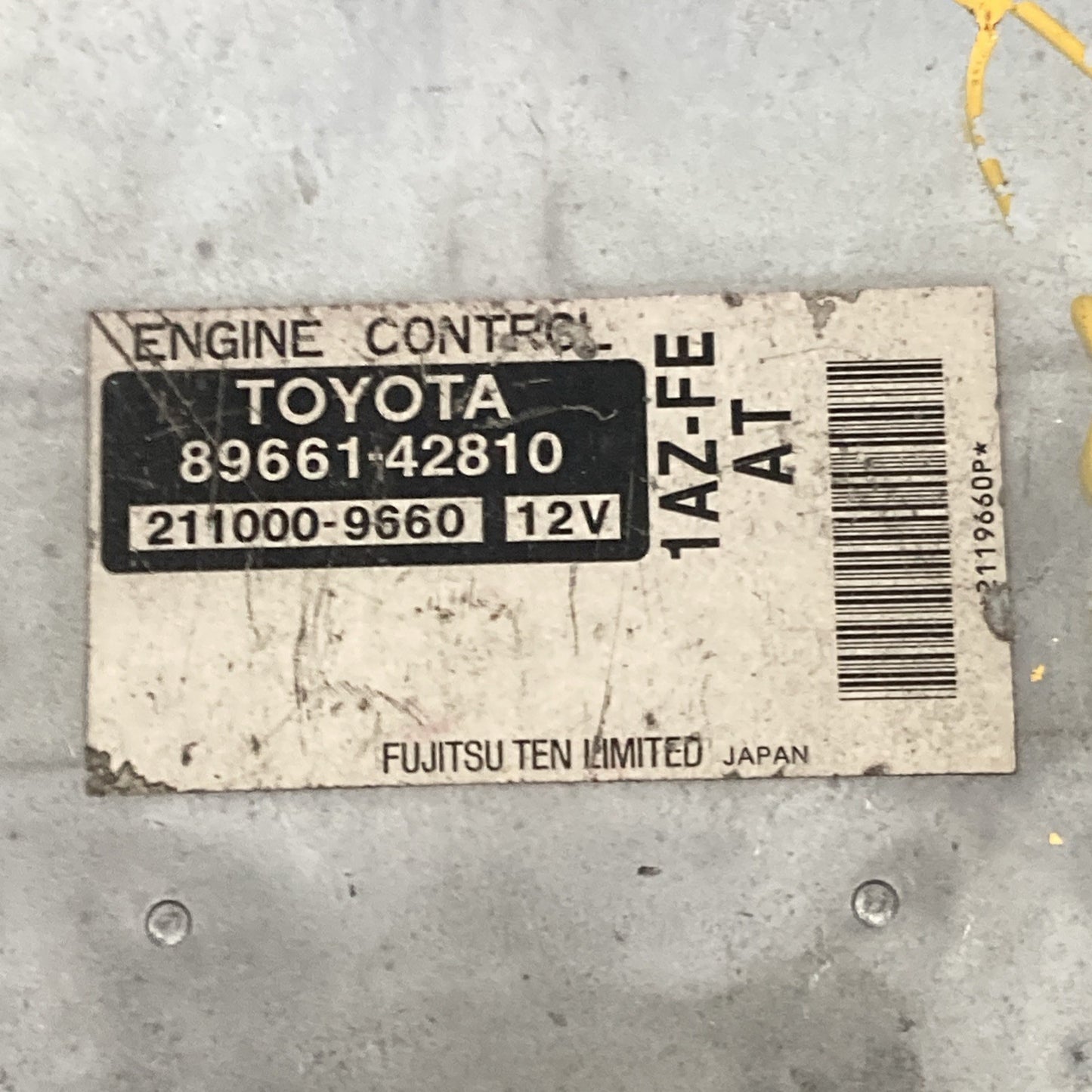 2001-2002 Toyota RAV4 ECU/ECM 89661-42810