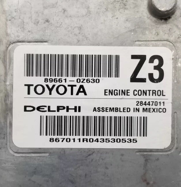 Toyota Corolla Engine Control Module Unit ECU ECM OEM 89661-0Z630