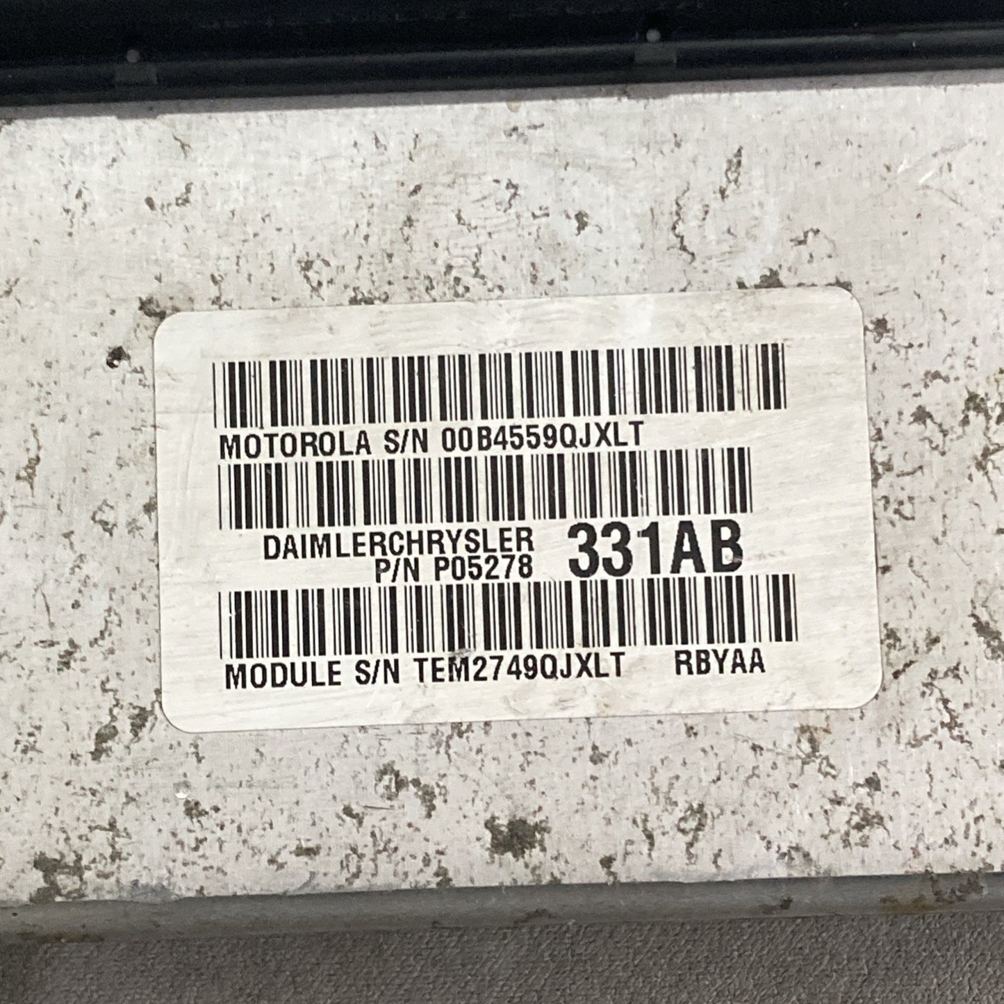 1997 Dodge RAM 5.2L ECU/ECM P05278331AB