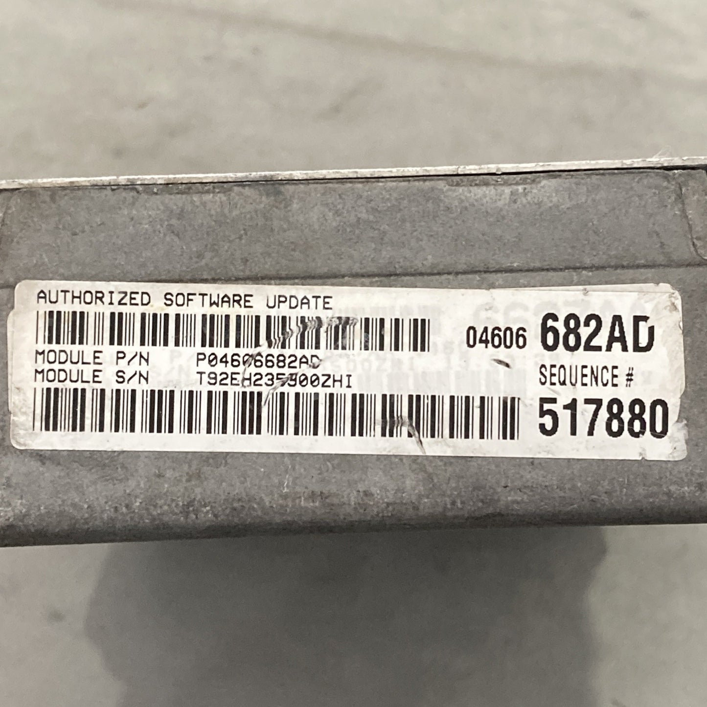 2000 Dodge Intrepid ECU/ECM P04606682AD
