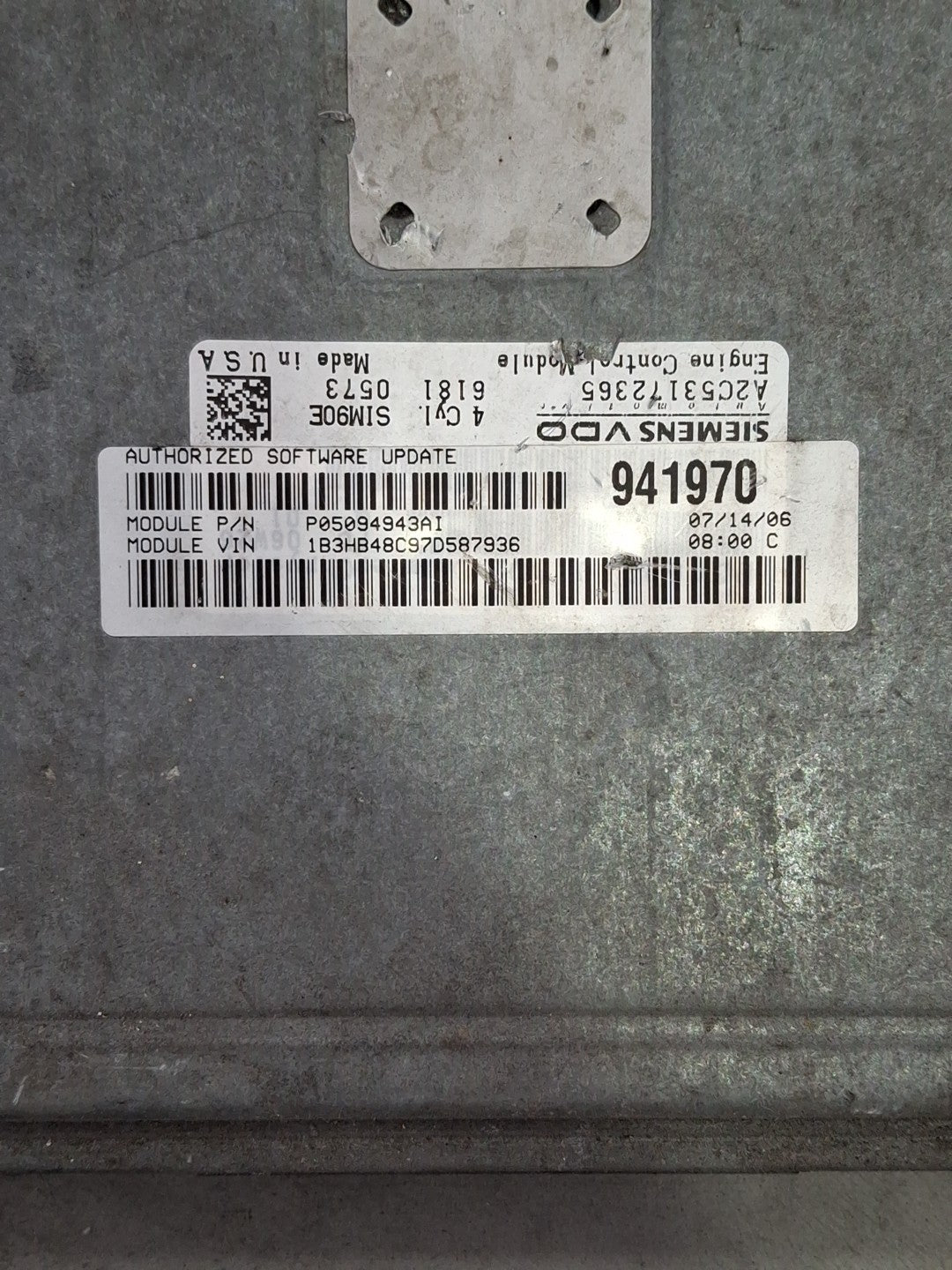 Dodge Caliber ECM/ECM P05094943