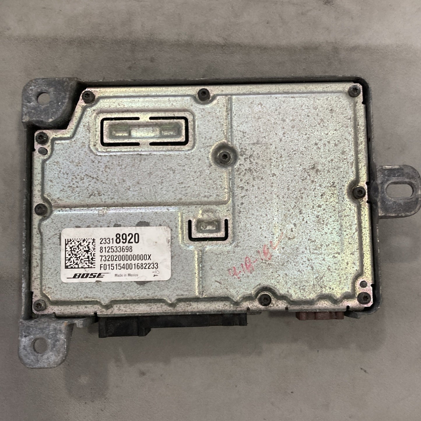 2016-2017 Cadillac ATS BOSE Audio Amplifier 84087760