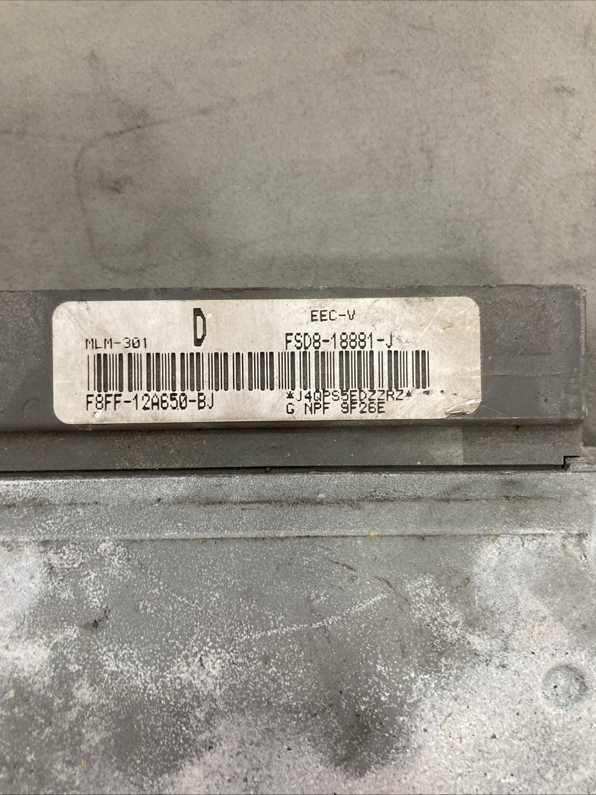 1999 Mazda 626 ECU/ECM F8FF-12A650-BJ