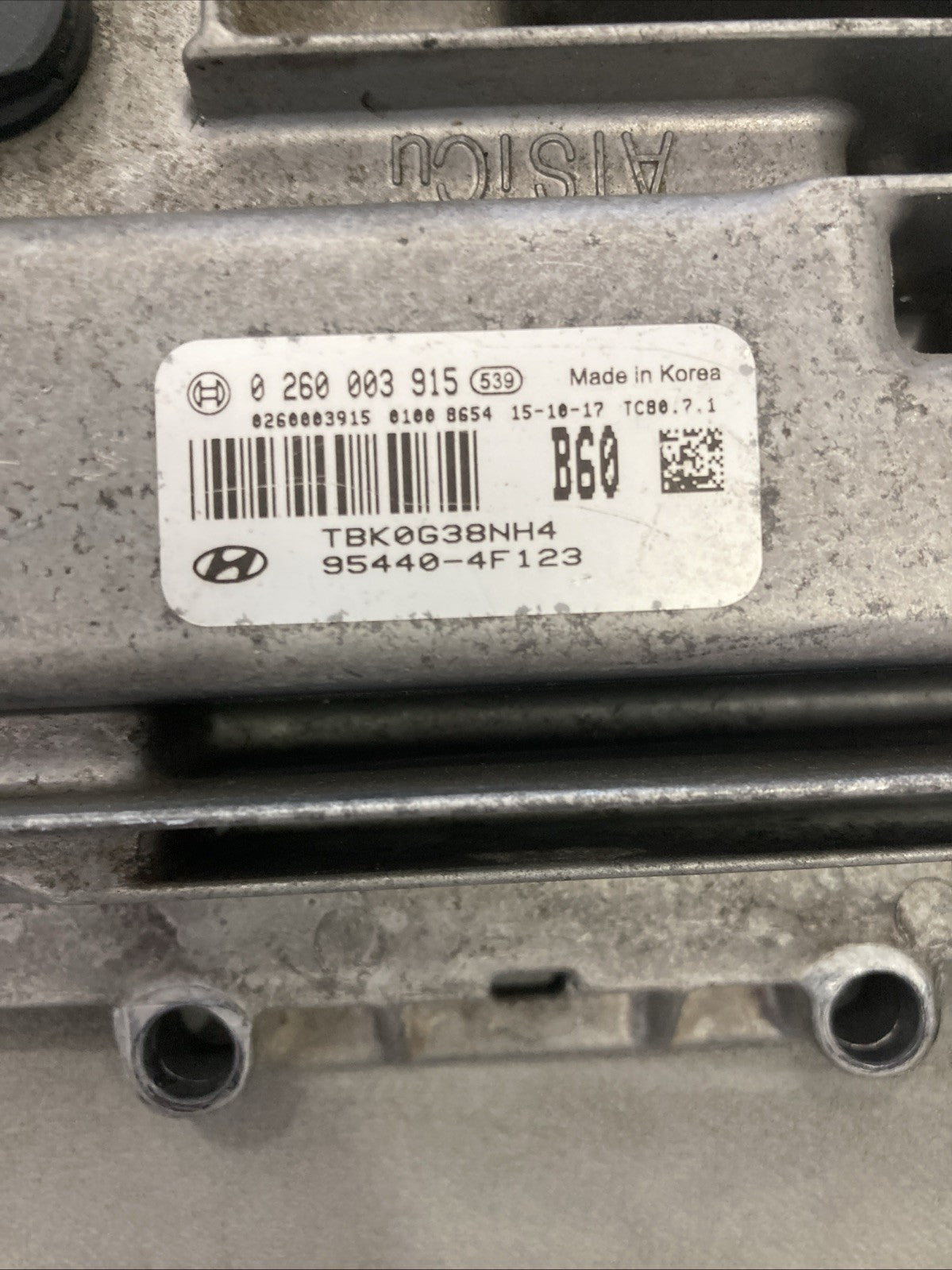 2015 Hyundai Genesis Transmission Control Module 0 260 003 915