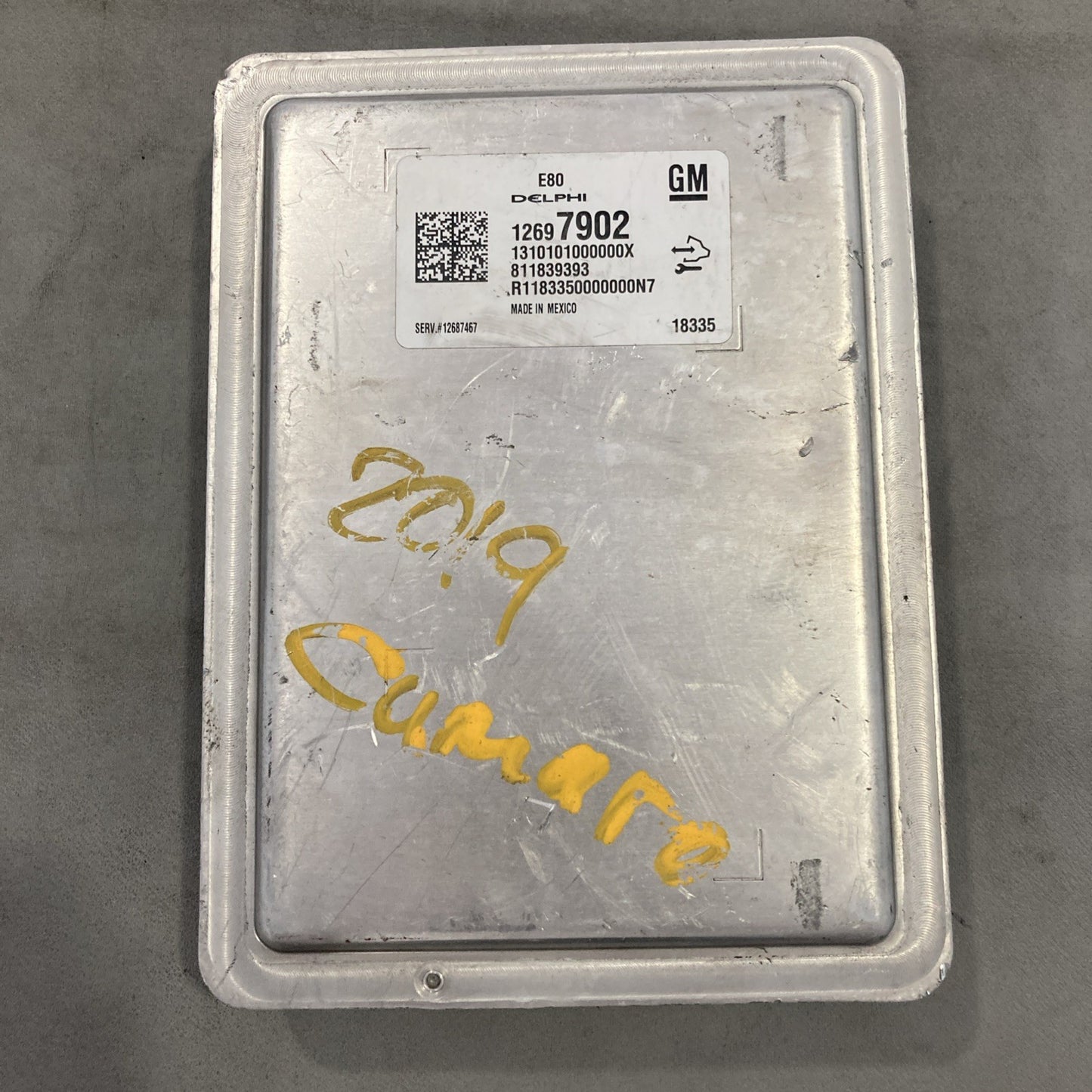2018 Chevrolet Camaro Engine Control Module 12697902