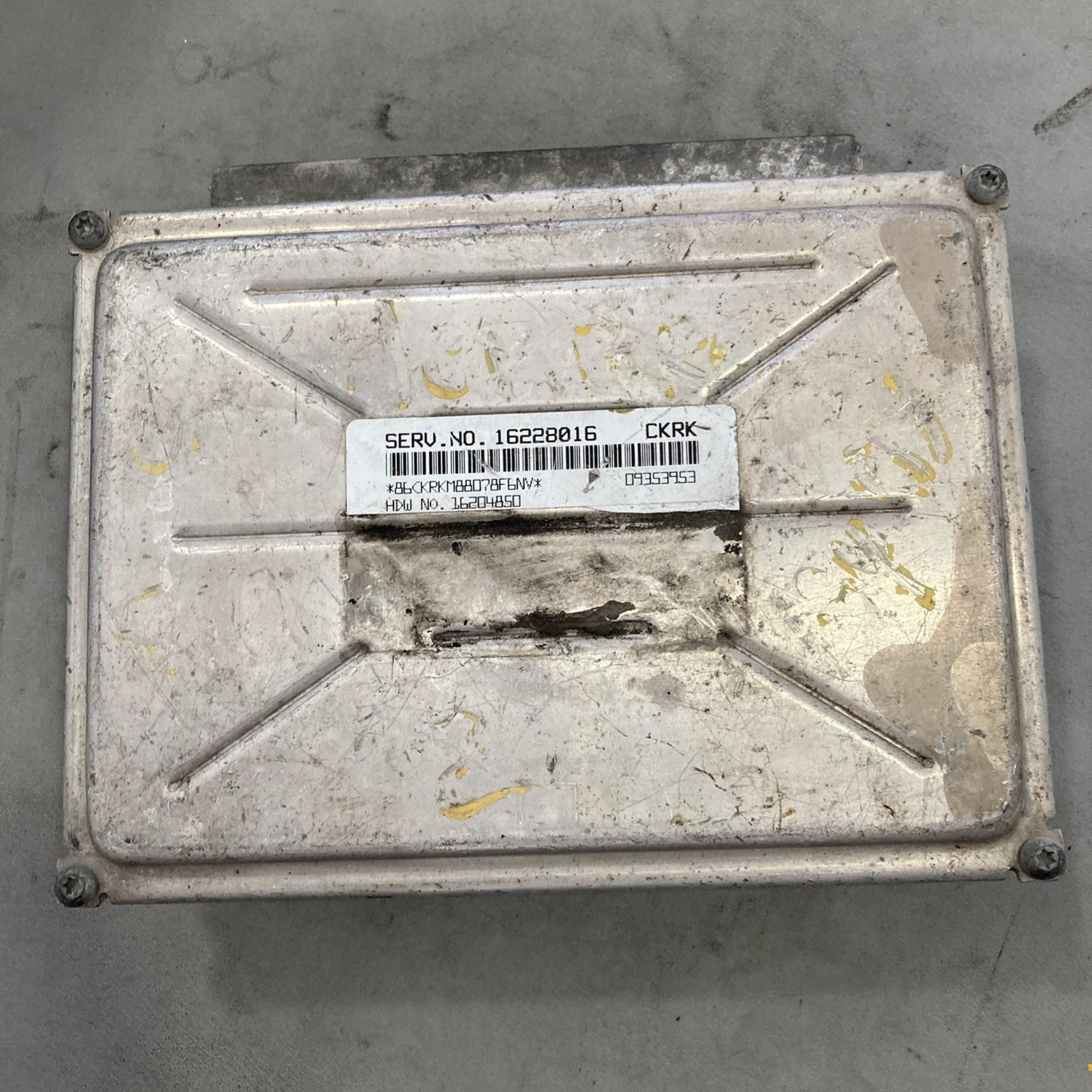 1997-2000 GMC Sonoma ECU/ECM 16228016