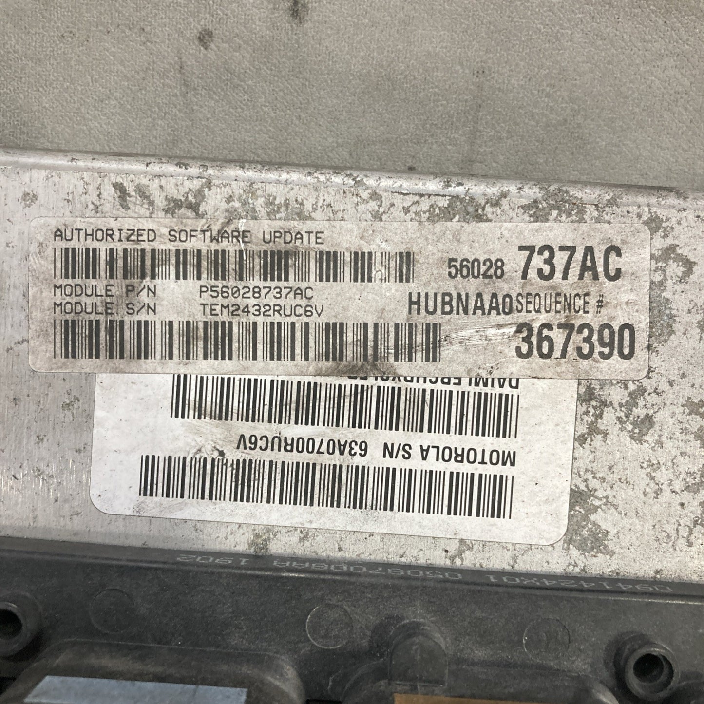 2003 Dodge Ram 4.7L ECU/ECM P56028737