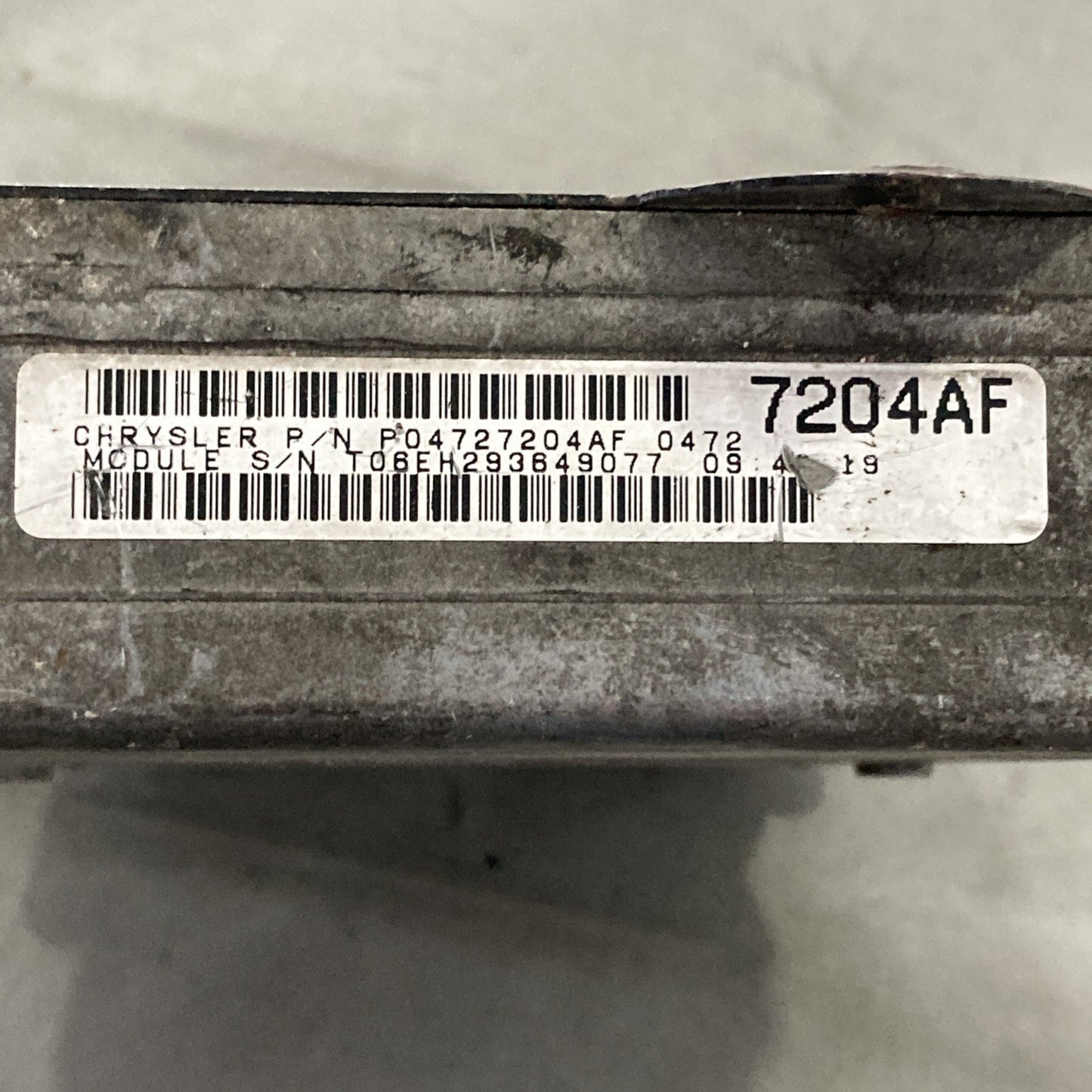 1997 Dodge Caravan ECU/ECM P04727204AF