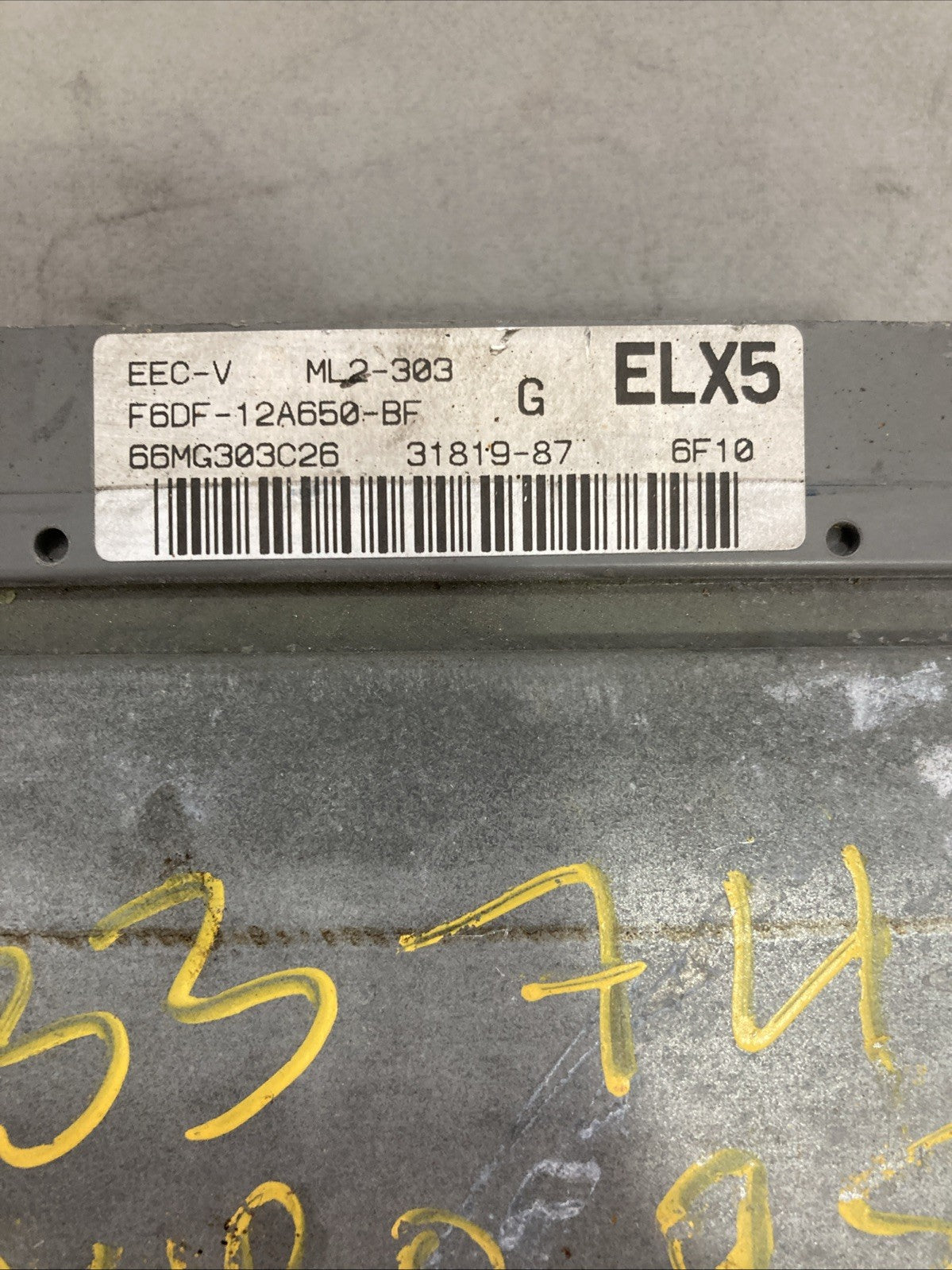 1996 Ford Taurus ECU/ECM F6DF-12A650-BF