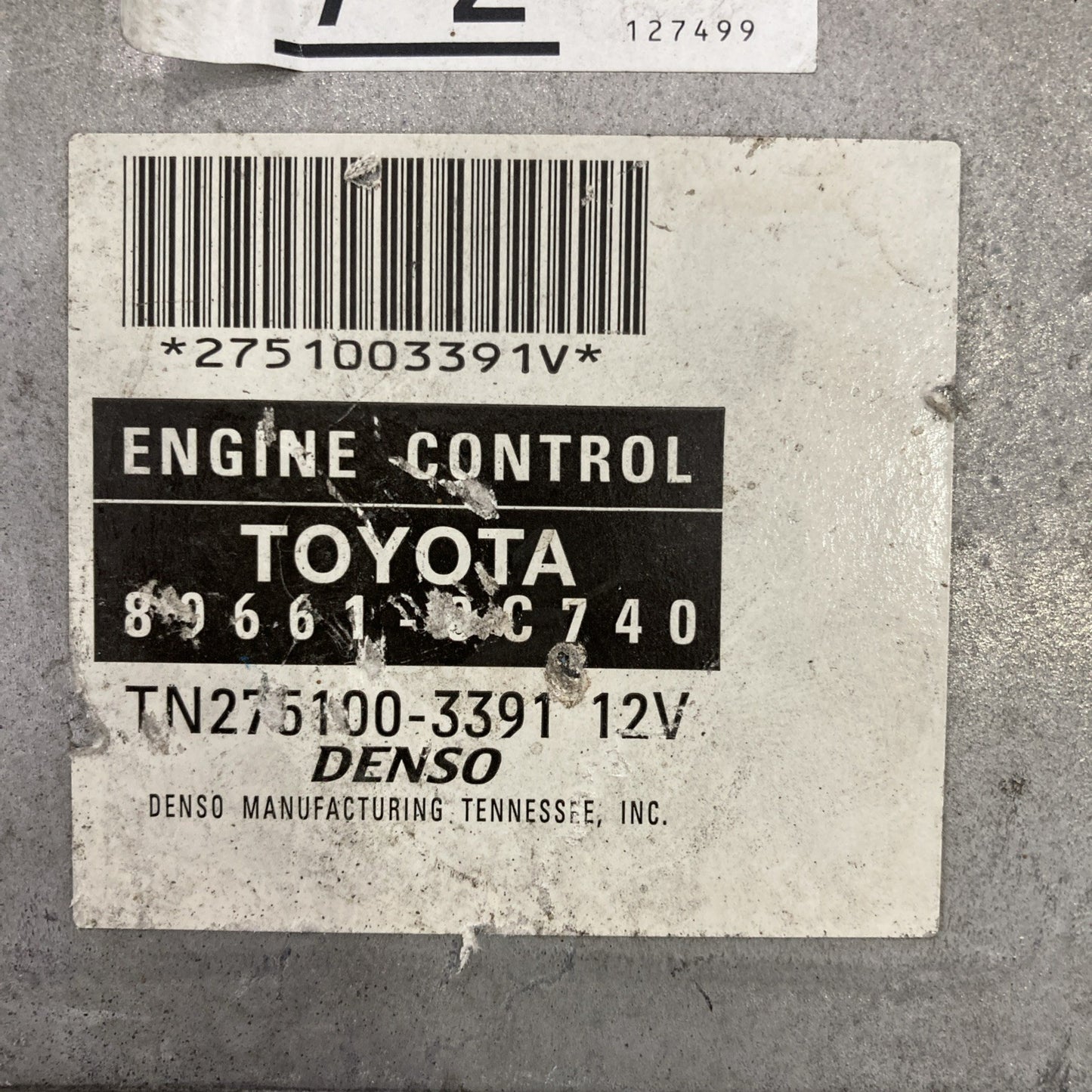 006 Toyota Sequoia ECU/ECM 89661-0C740