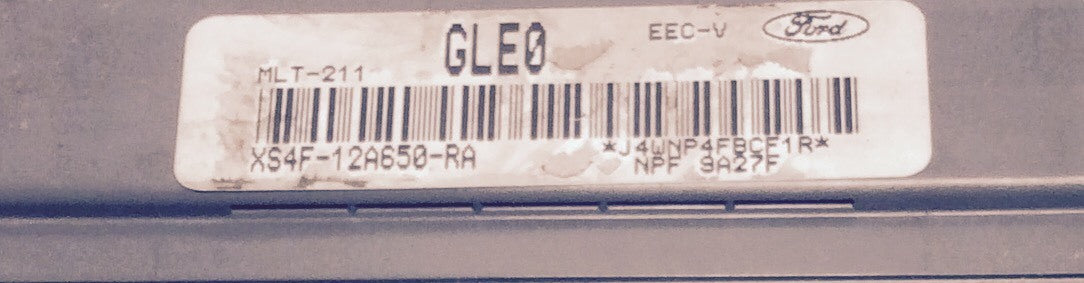1999 Escort & Mercury ECU XS4F-12A650-RA