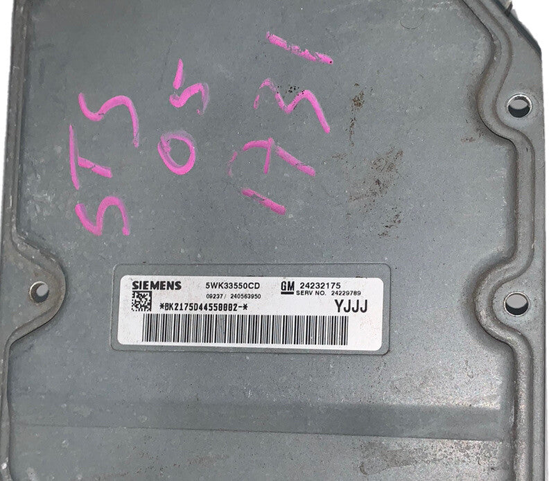 2005 Cadillac STS Transmission Control Module P/N: 5WK33550CD