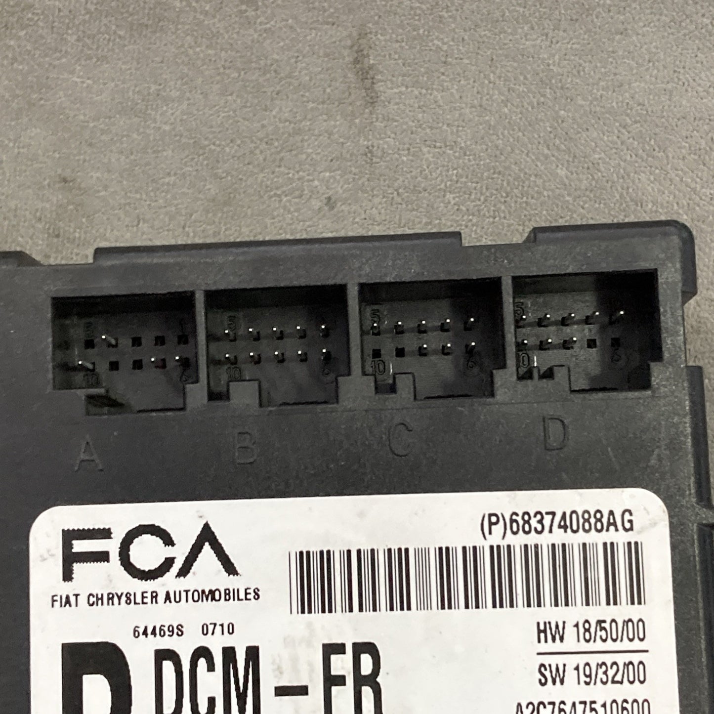 2019-2021 Ram 2500 Door Control Module 68374088AG