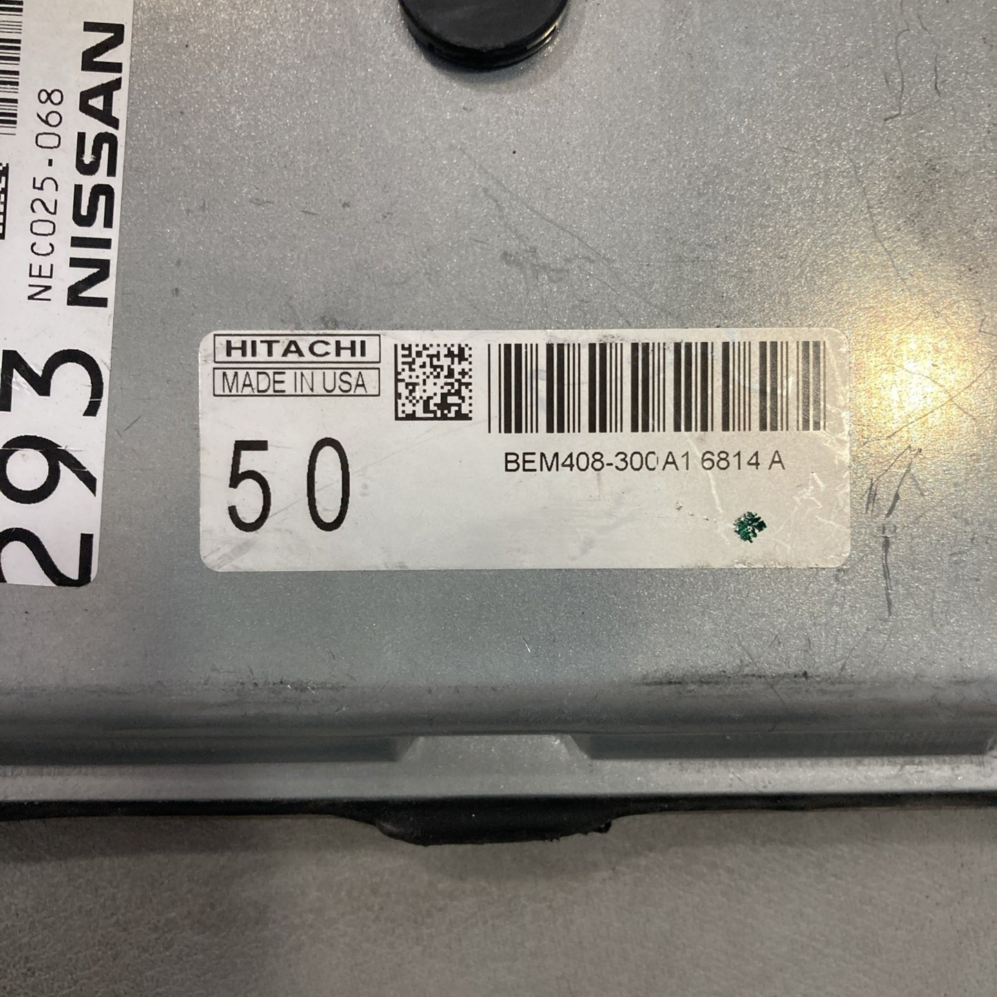 2016-2017 Nissan Altima ECU/ECM BEM408-300 A1 NEC025-068
