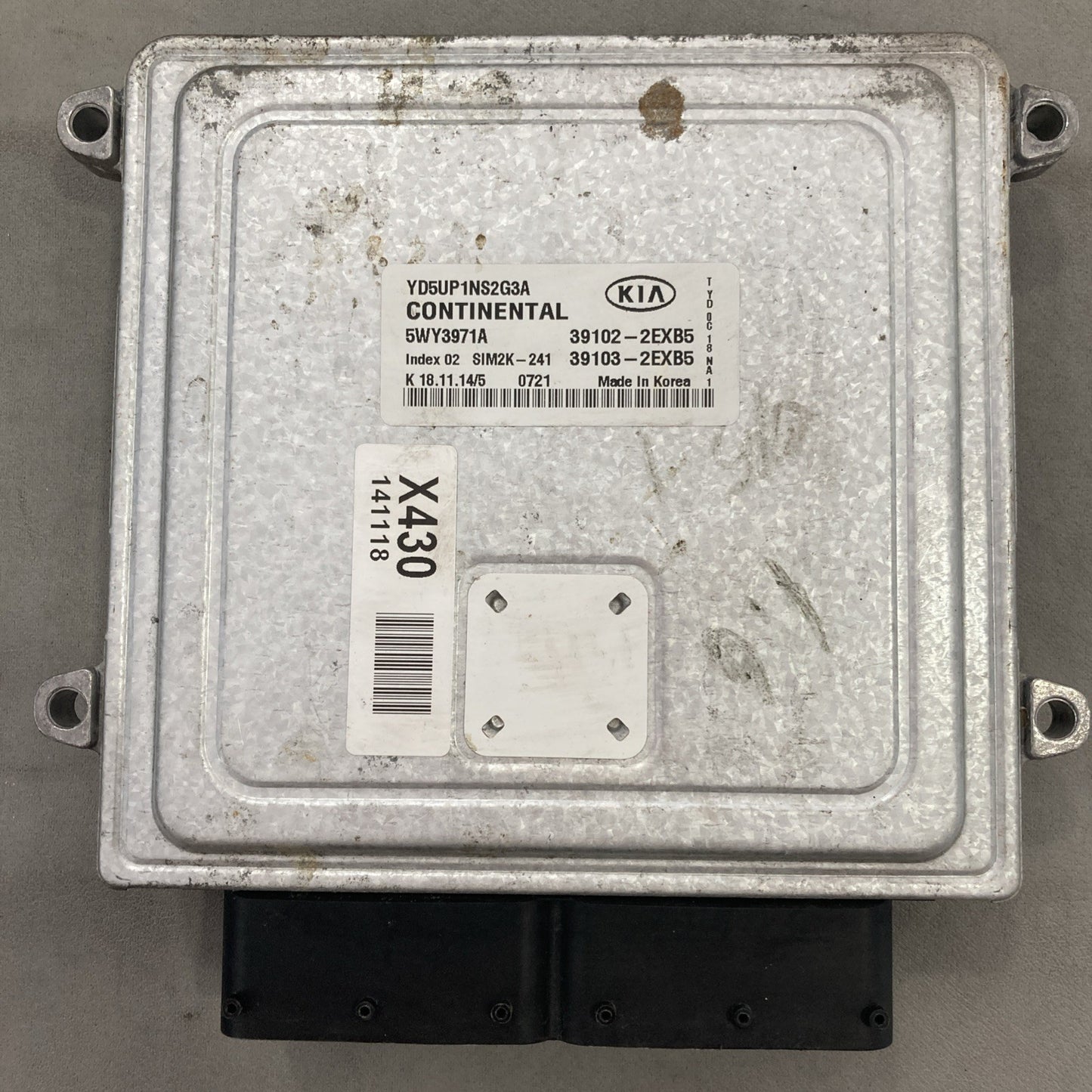 2015 Kia Forte 1.8L ECU/ECM 39102 2EXB5
