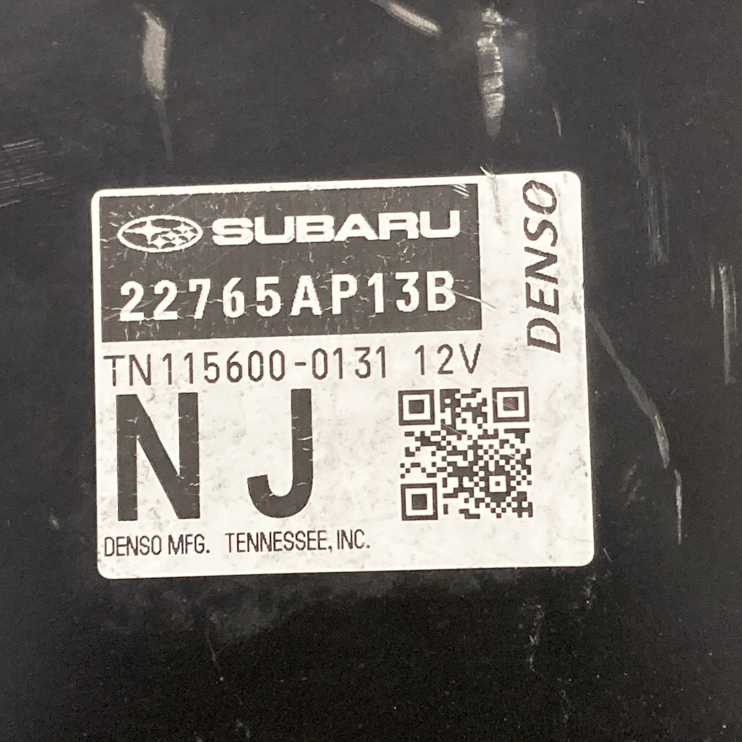 2020 Subaru Impreza ECU/ECM 22765AP13B