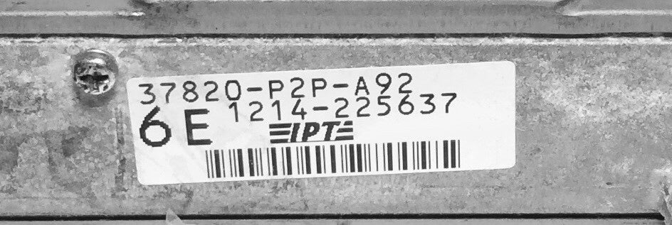 1999 Honda Civic ECU 37820-P2P-A92