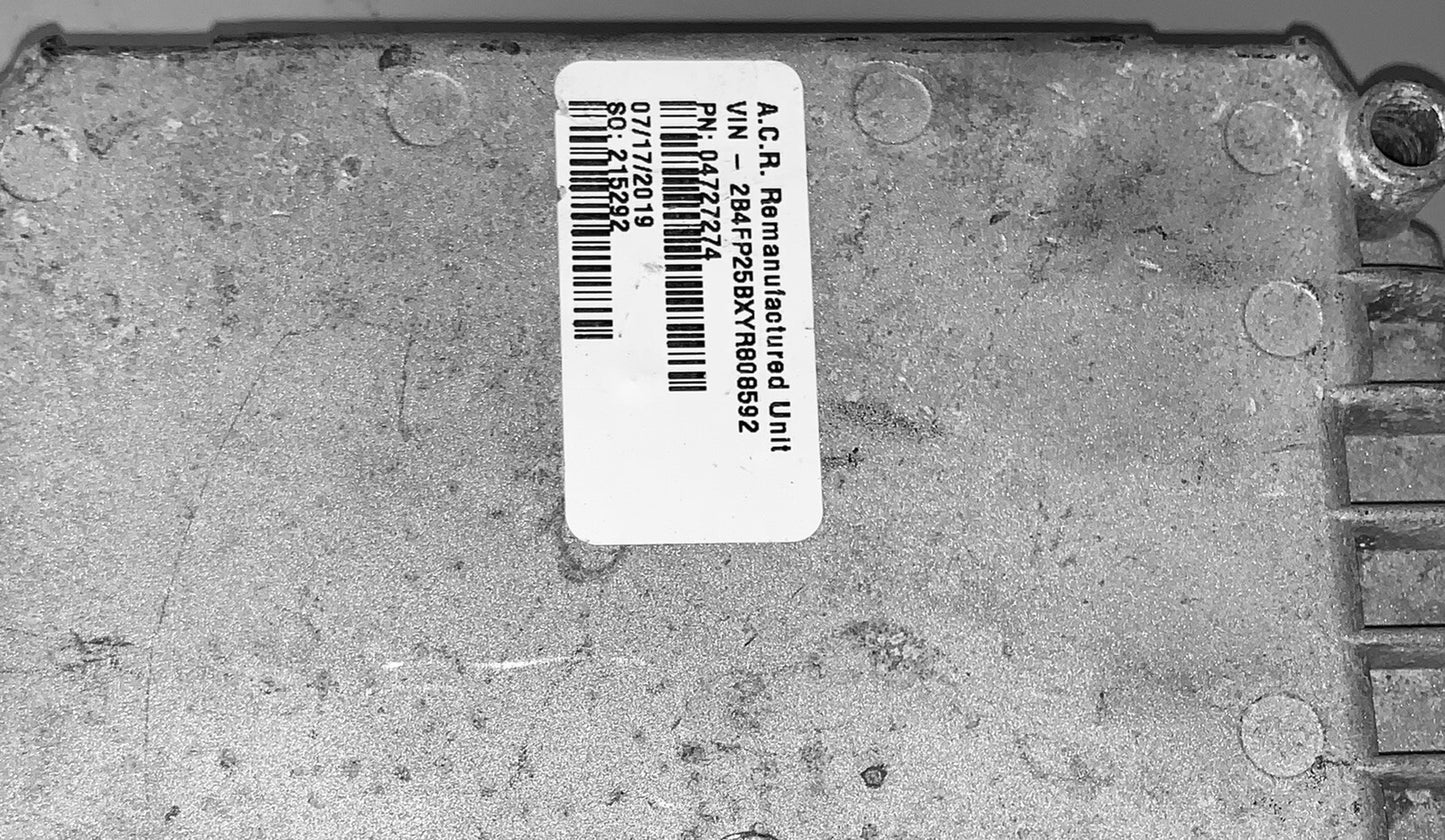 2000 Dodge Caravan ECU 04727274