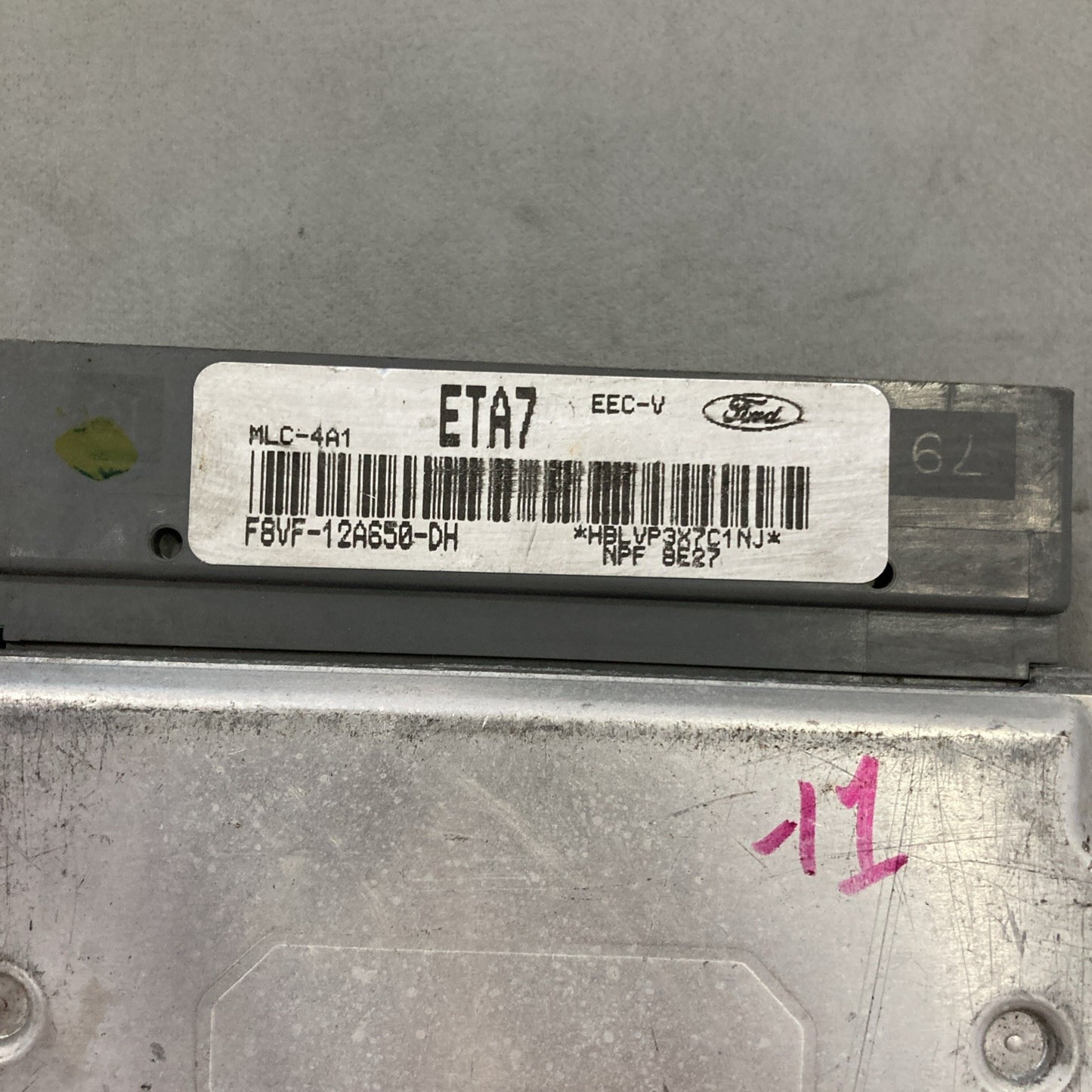 1998 Lincoln Town Car ECU/ECM F8VF-12A650-DH ETA7