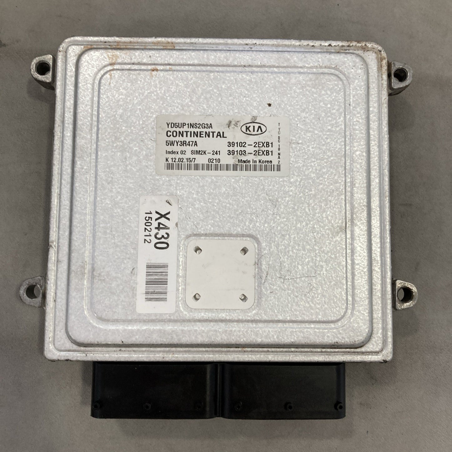 2015 Kia Forte ECU/ECM 39102-2EXB1
