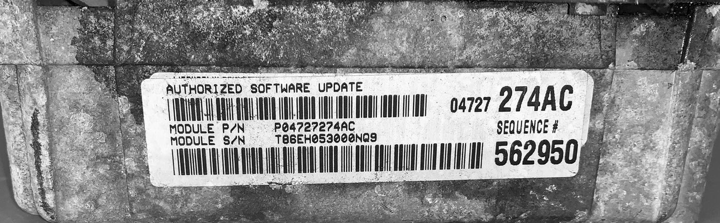 2000 Dodge Caravan ECU P04727274AC