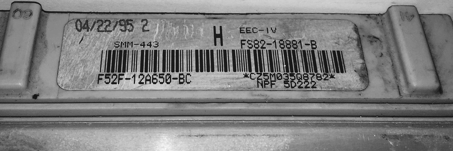 1995 Ford Probe ECU F52F-12A650-BC