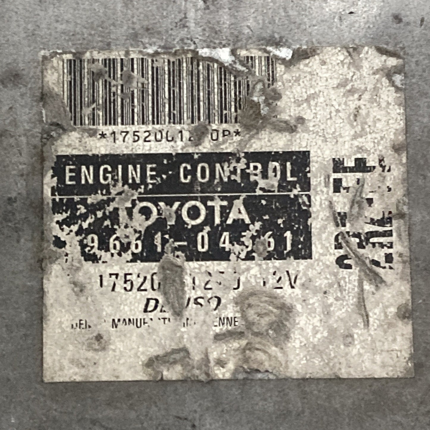 1997-1999 Toyota Tacoma ECU/ECM 89661-04362