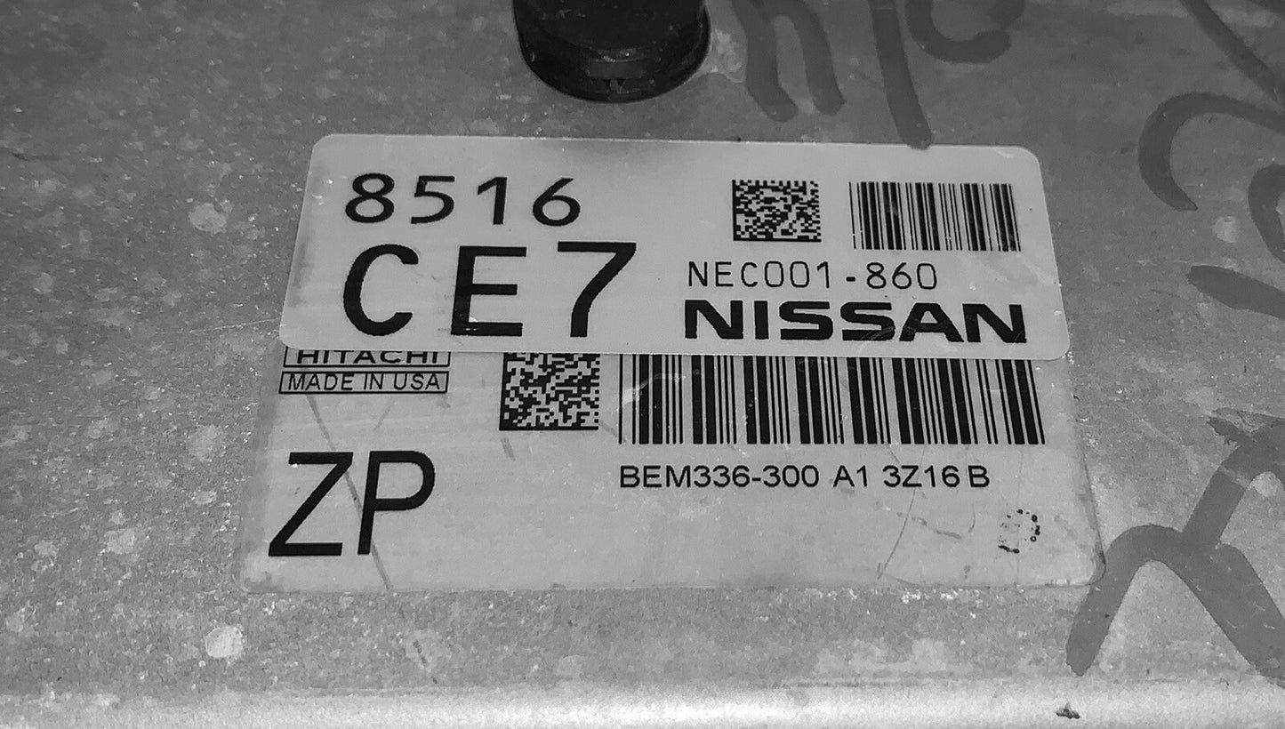 2014-2016 Nissan Versa ECU BEM336-300 A1 NEC001-860