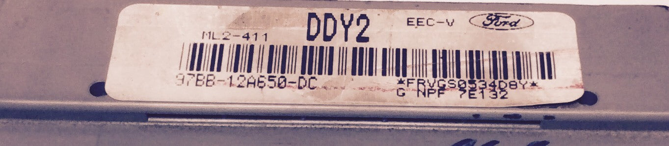 1998 Contour 2.0 ECU 97BB-12A650-DC