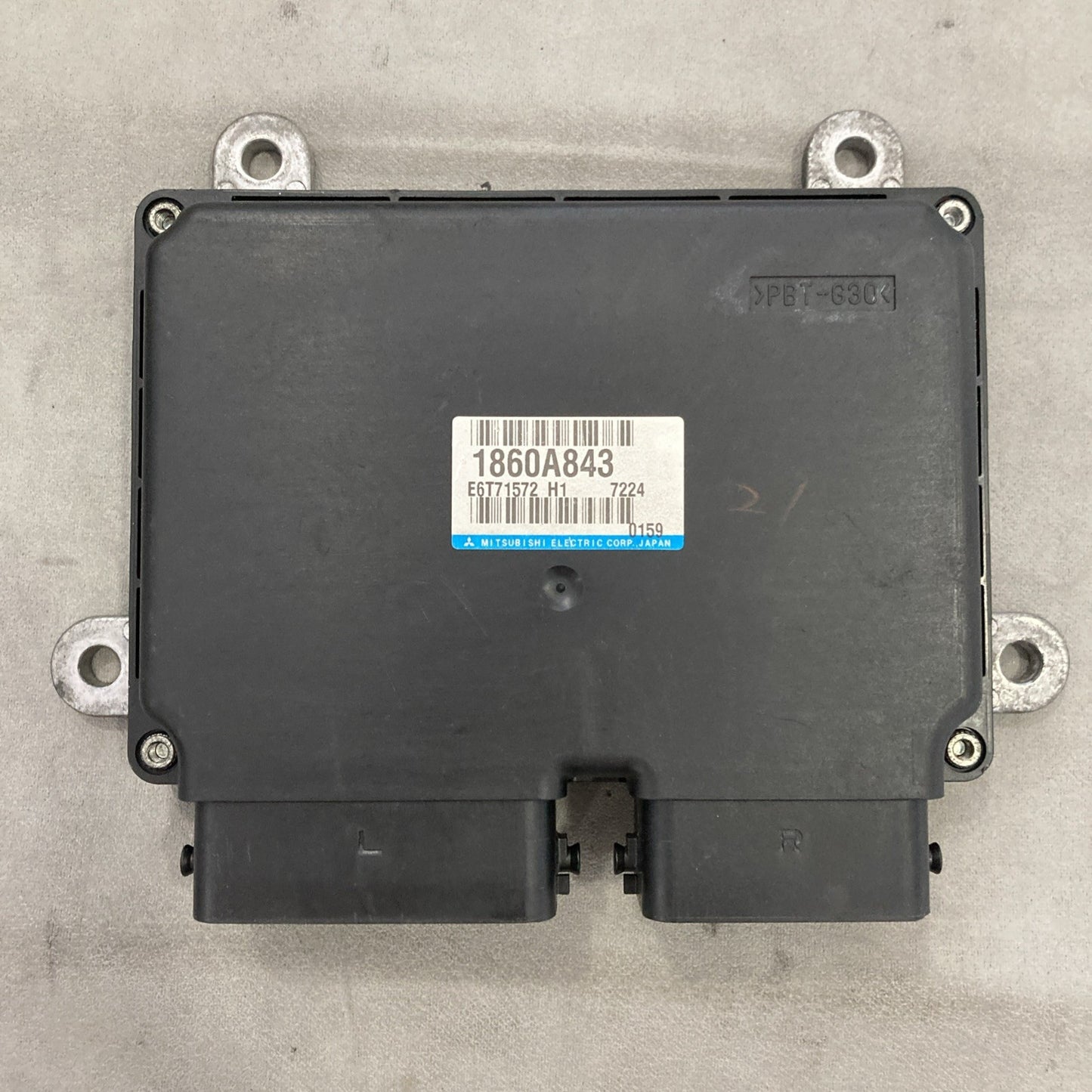 2015 Mitsubishi Lancer ECU/ECM 1860A843