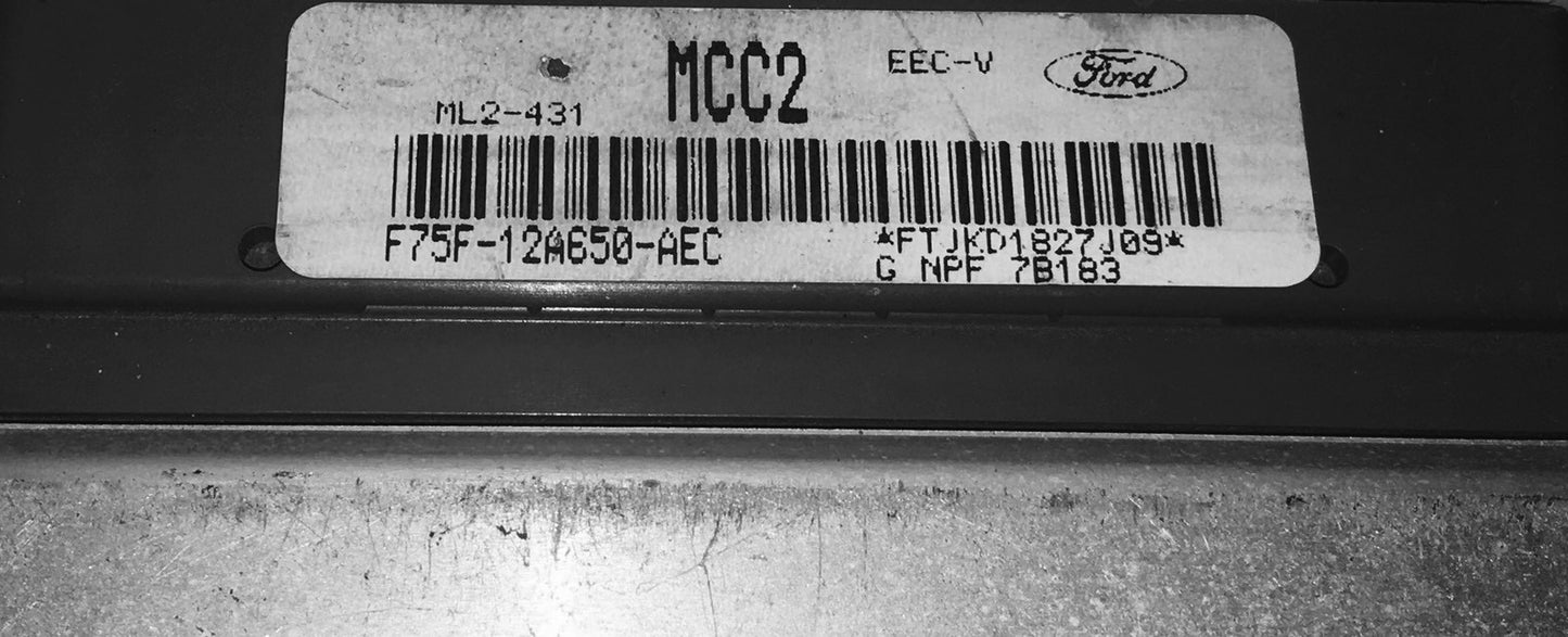 1997 Ford Expedition ECU F75F-12A650-AEC