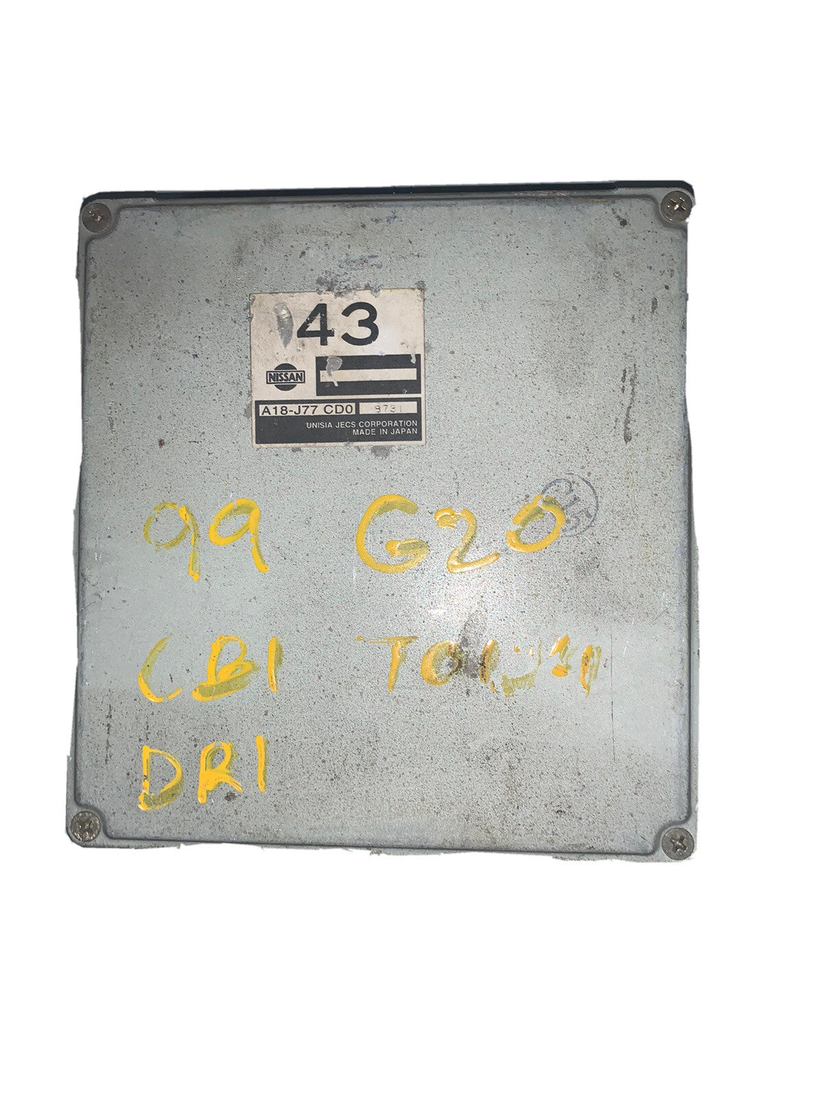 1999 Infiniti G20 Engine Control Unit ECU A18J77CD0 Module 220 9M3-B2