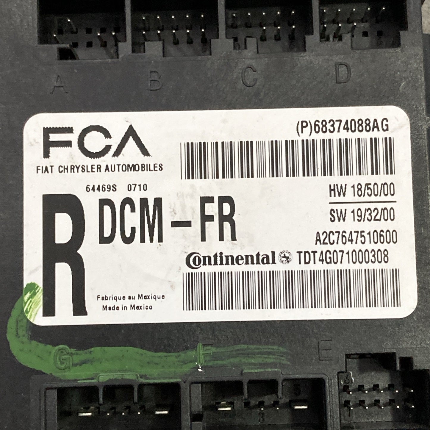 2019-2021 Ram 2500 Door Control Module 68374088AG