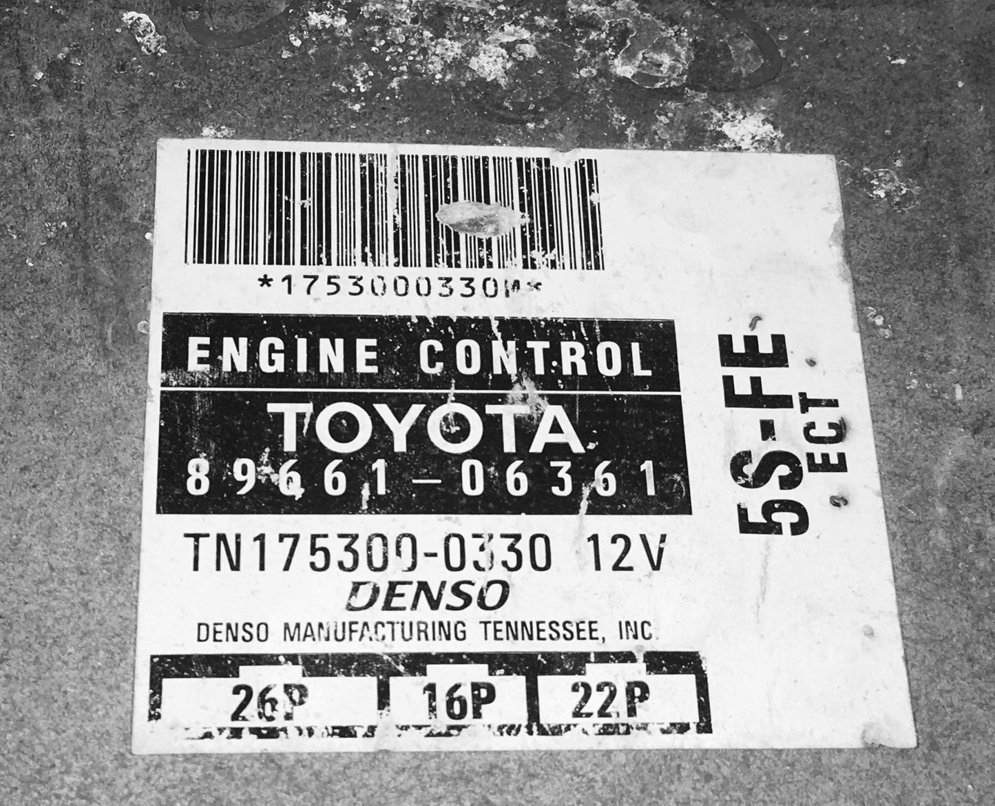 1997 Toyota Camry ECU 89661-06361