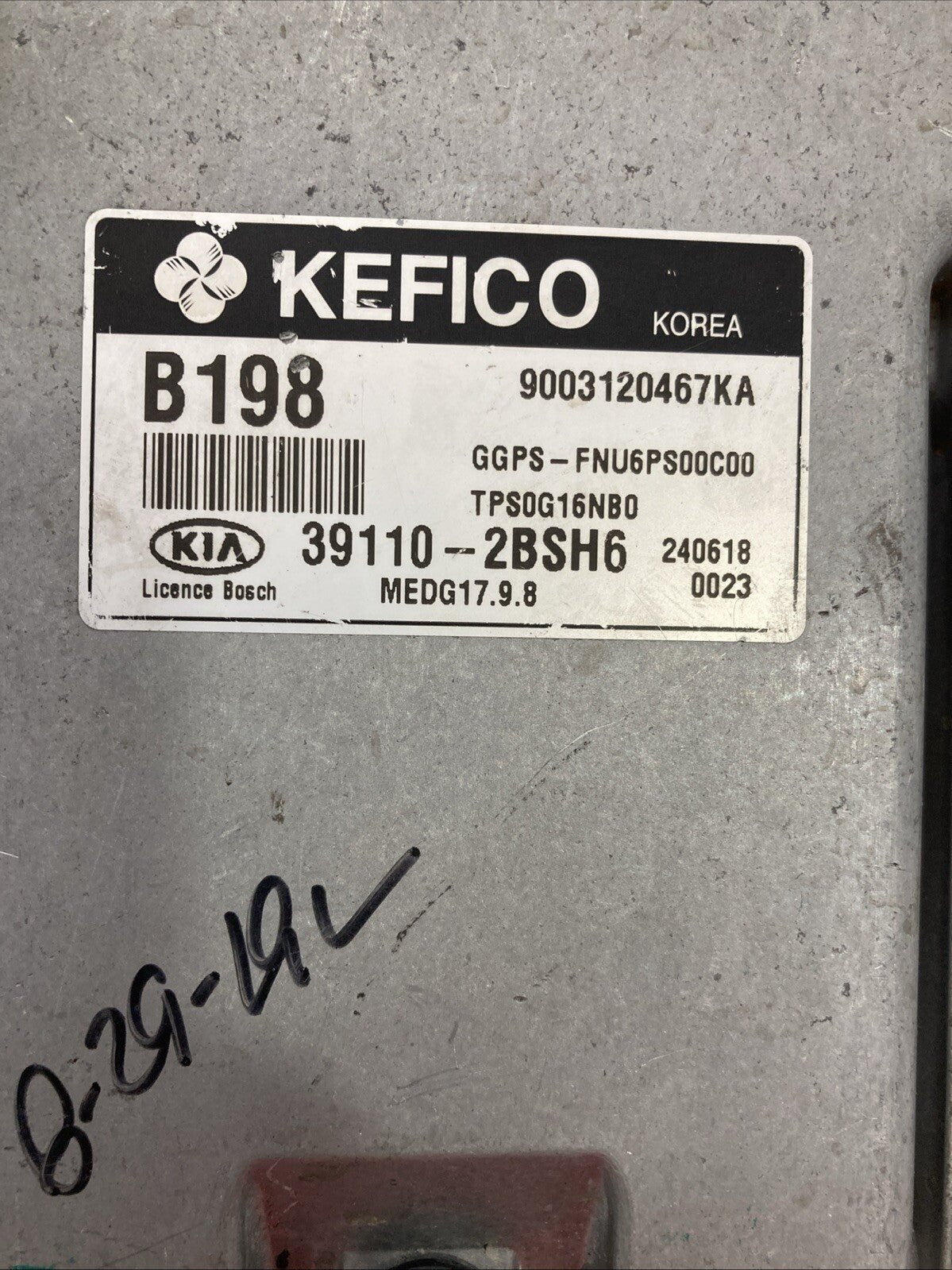2015 Kia Soul ECU/ECM 39110-2BSH6