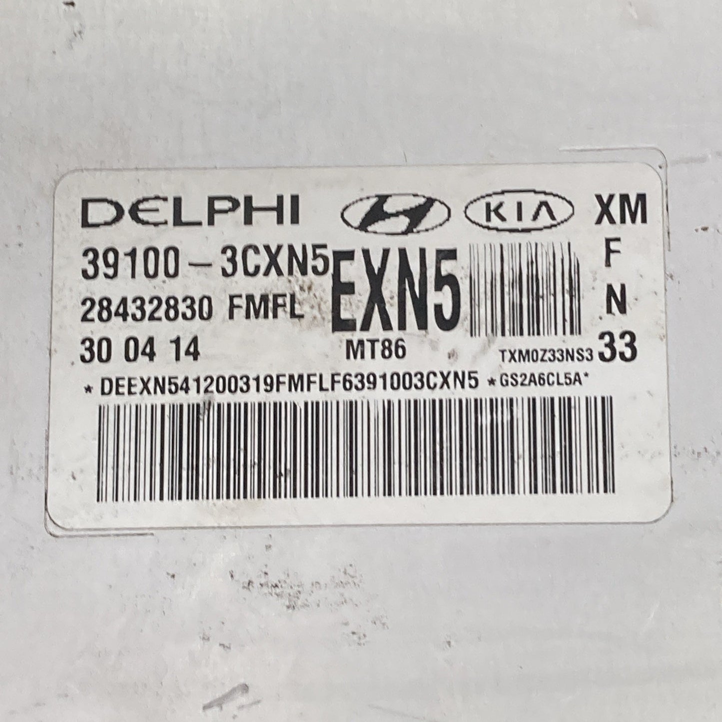2015 Kia Sorento ECU/ECM 39100-3CXN5
