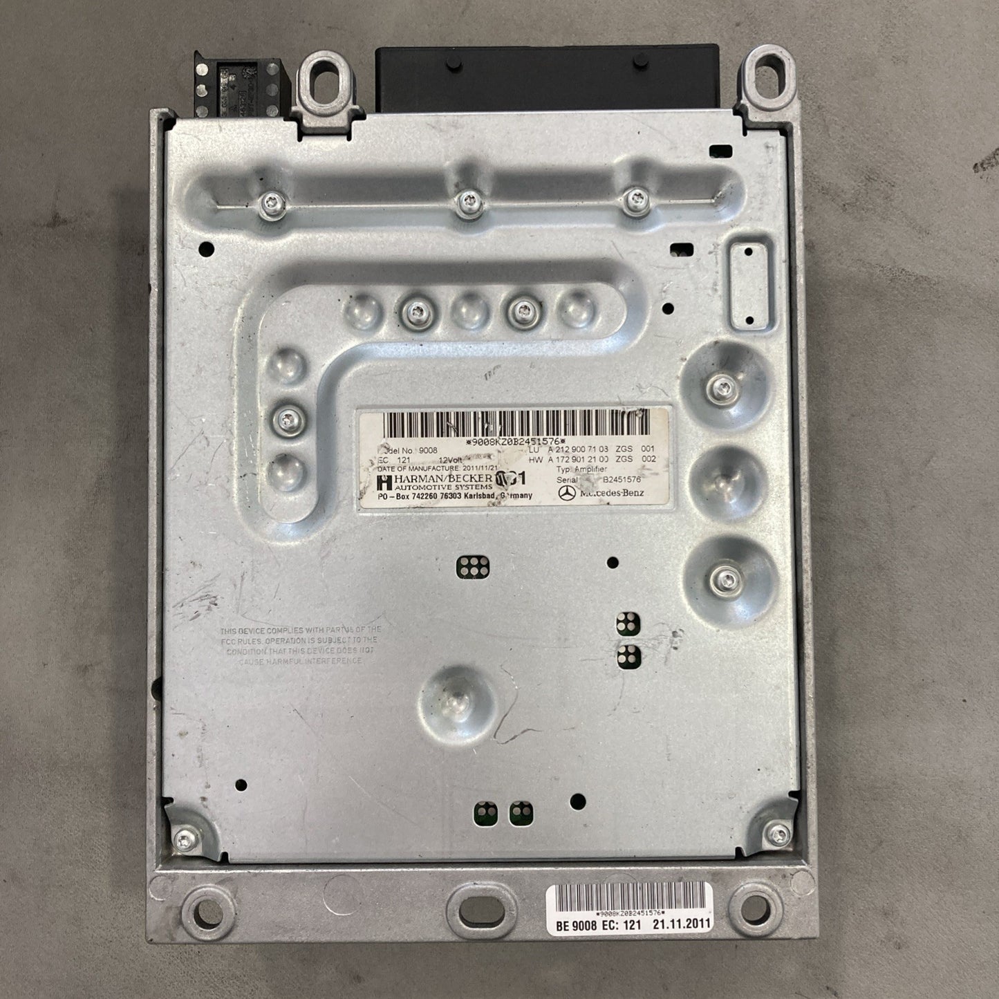 Mercedes-Benz CLA250 Harman Becker Amplifier A 212 900 71 08