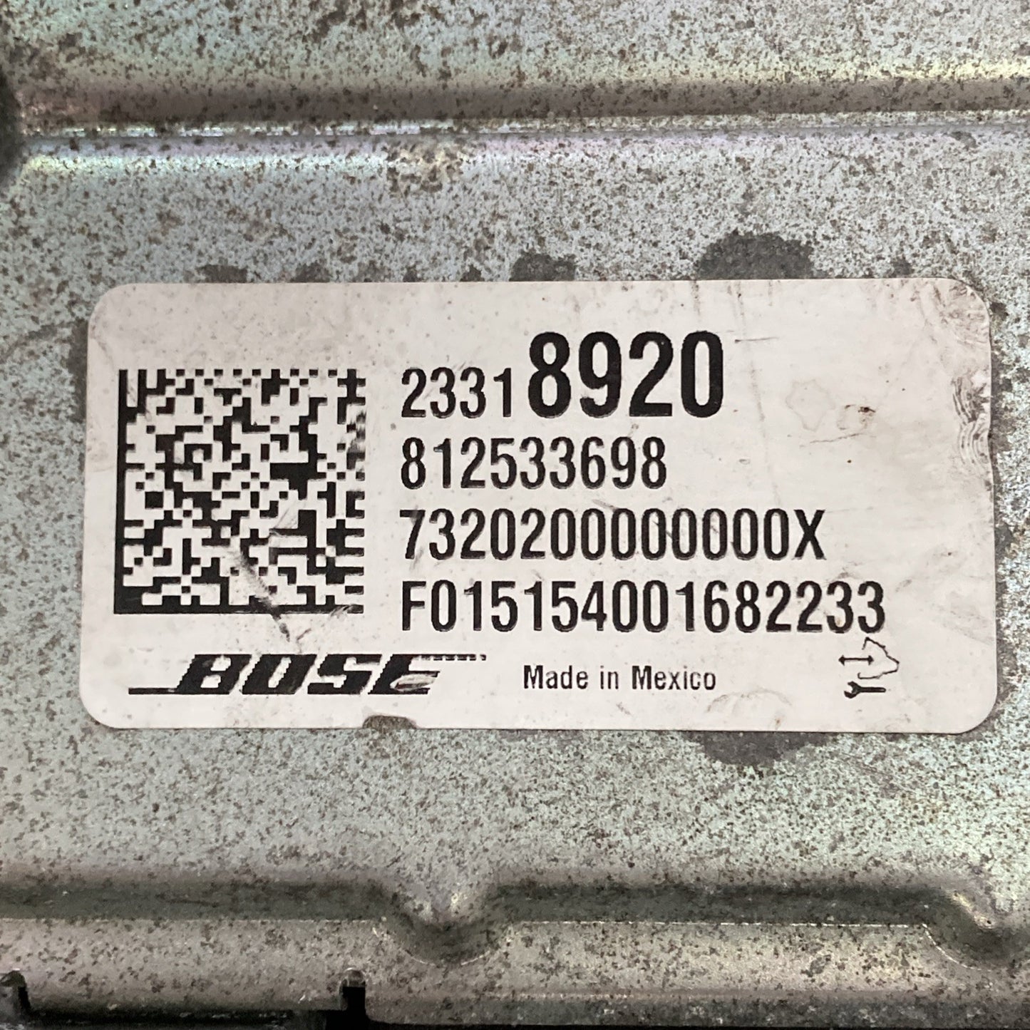 2016-2017 Cadillac ATS BOSE Audio Amplifier 84087760