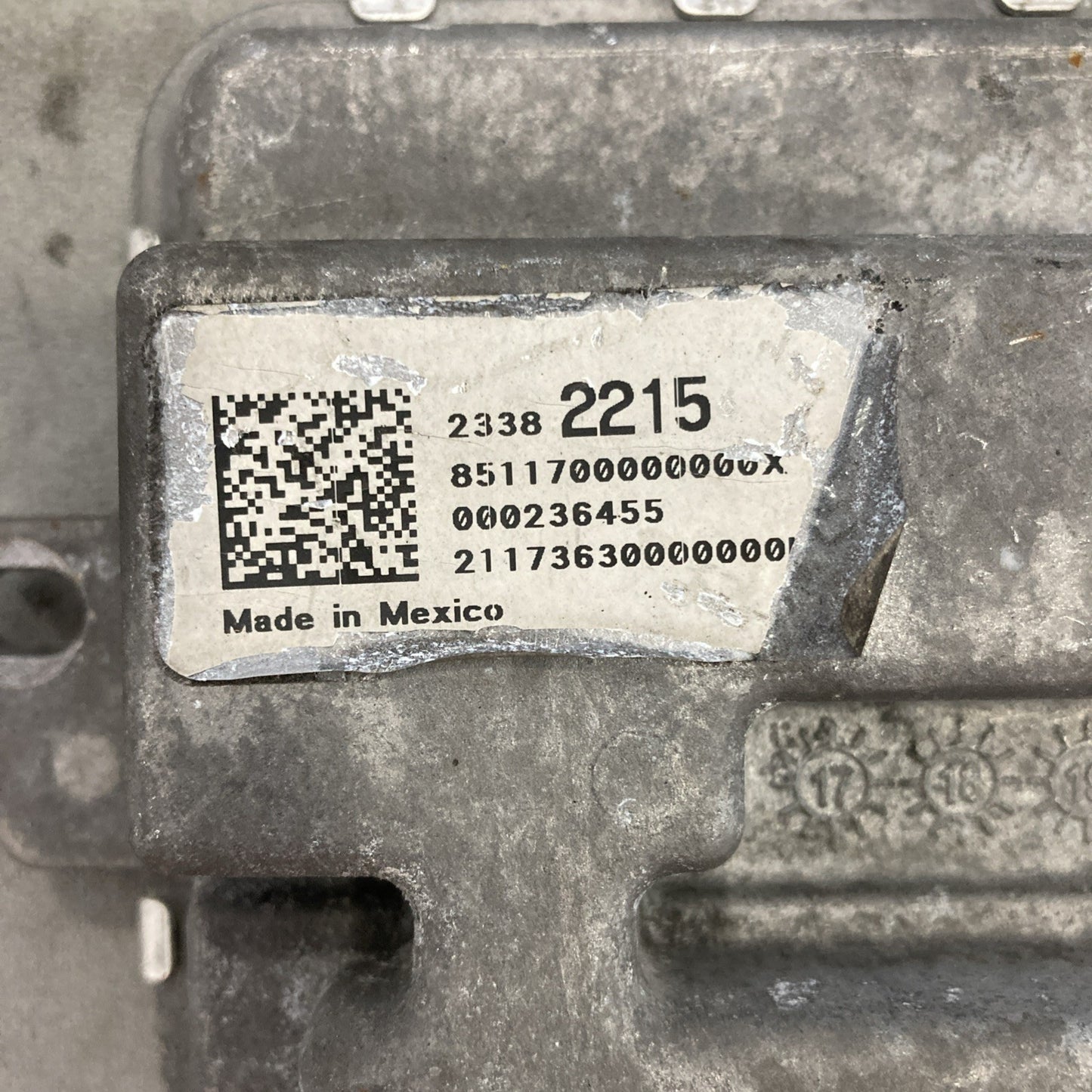 2019 Chevrolet Corvette Z06 6.2L Fuel Pump Control Module 23382215