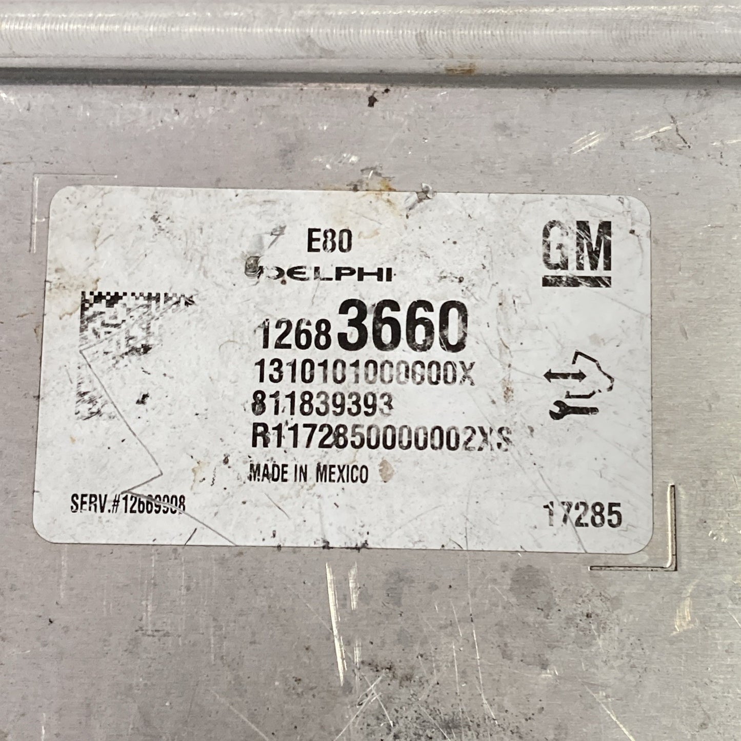 2017-2021 Chevrolet Malibu ECU/ECM 12683660