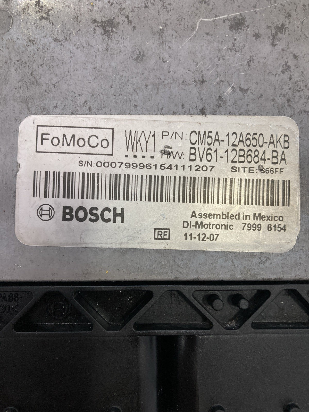 2012 Ford Focus ECU/ECM CM5A-12A650-AKB