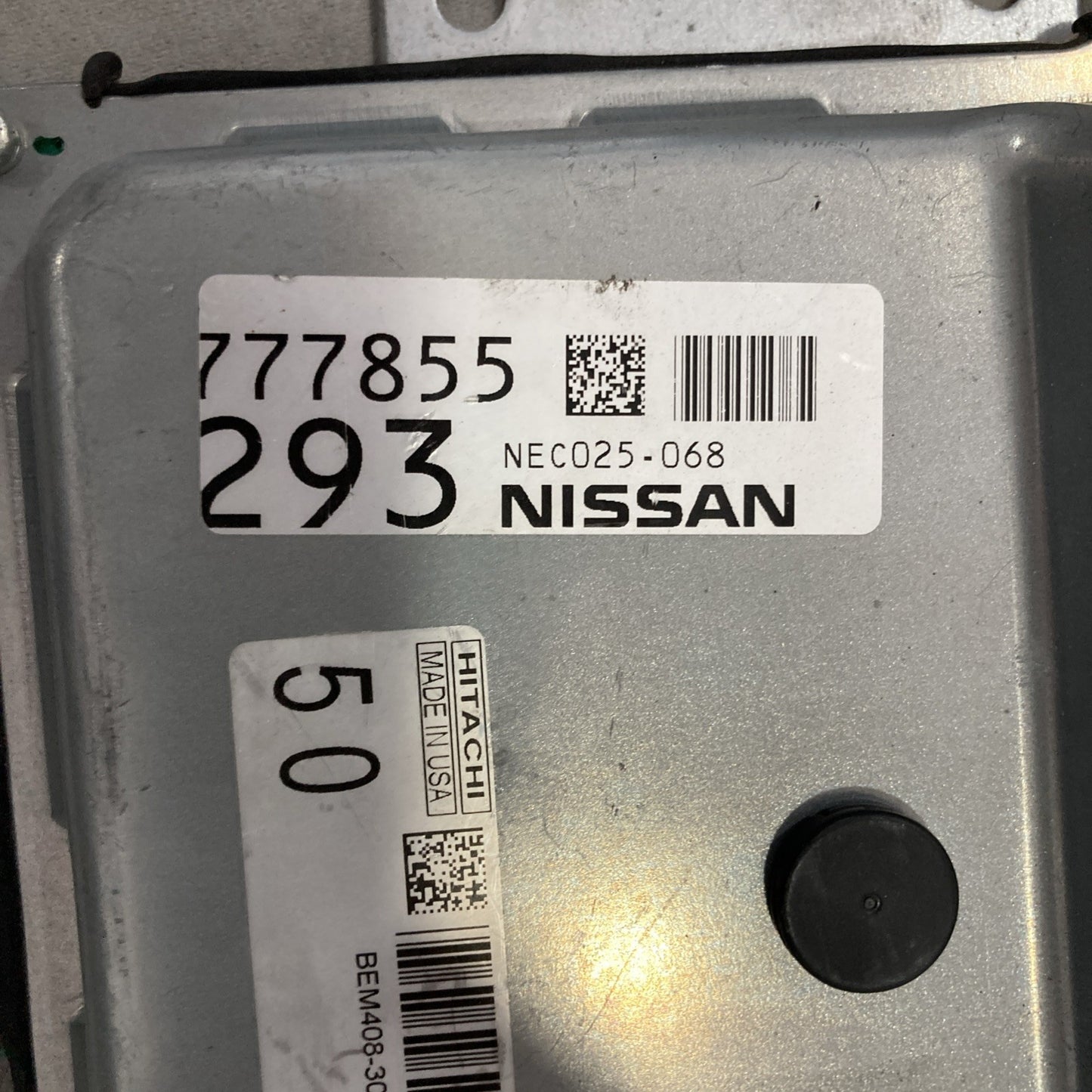 2016-2017 Nissan Altima ECU/ECM BEM408-300 A1 NEC025-068