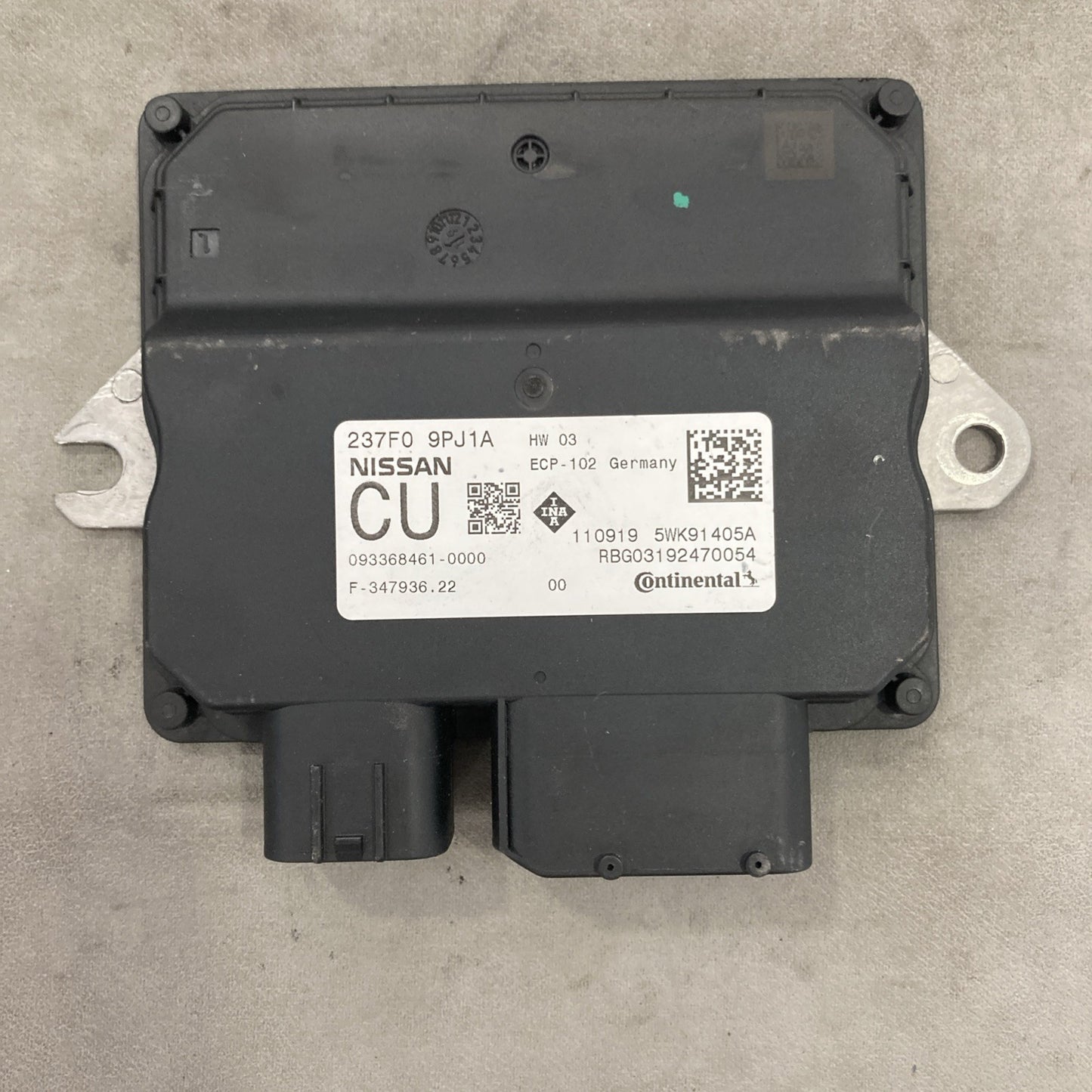 2018-2020 Infiniti QX60 3.5L Variable Valve Control Module 237F0 9PJ1A