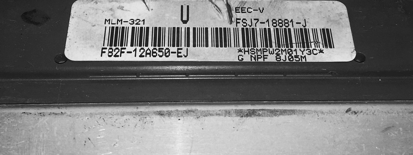 1998 1999 Mazda 626 ECU F82F-12A650-EJ