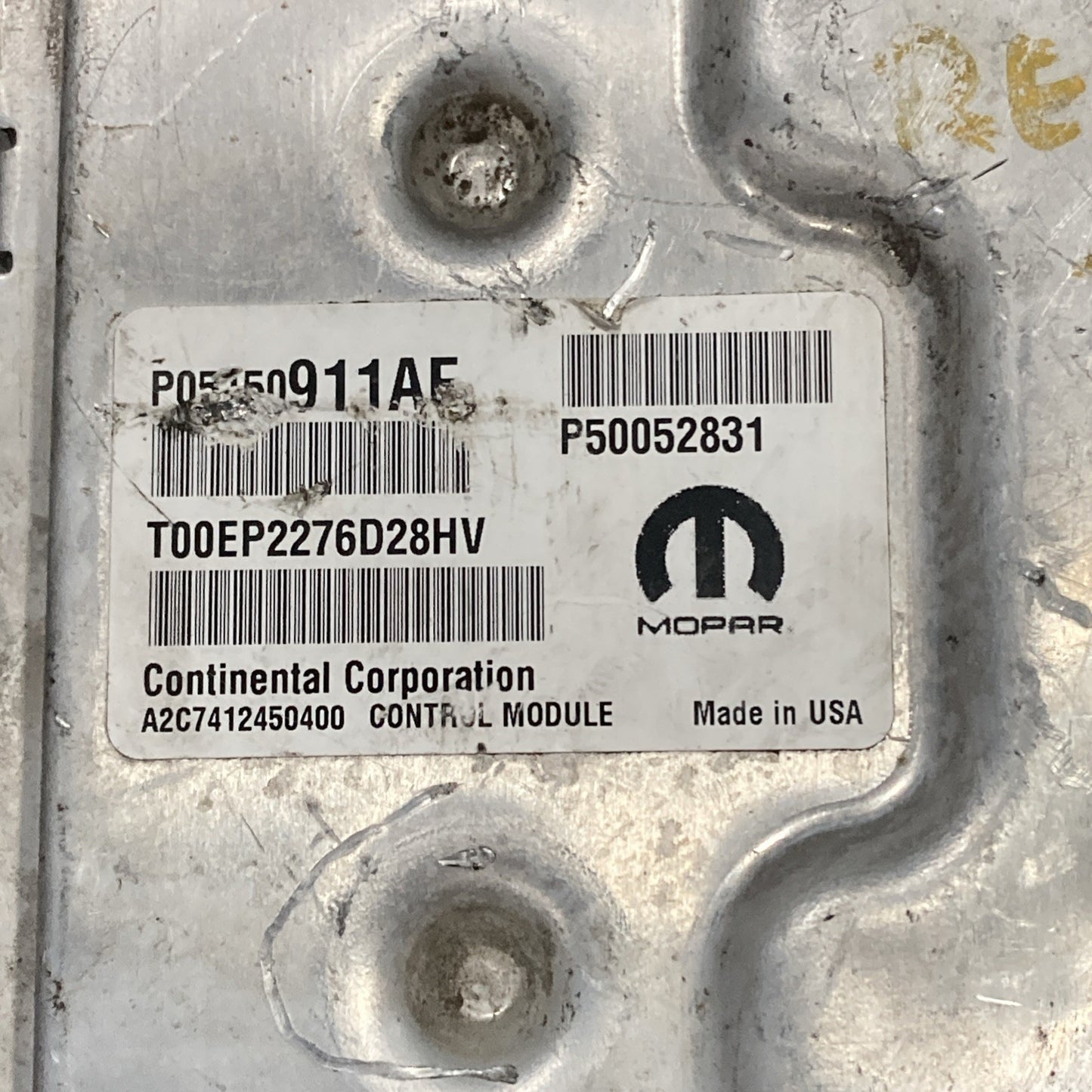 2015-2017 Jeep Renegade 2.4L Engine Control Module P05150911AE