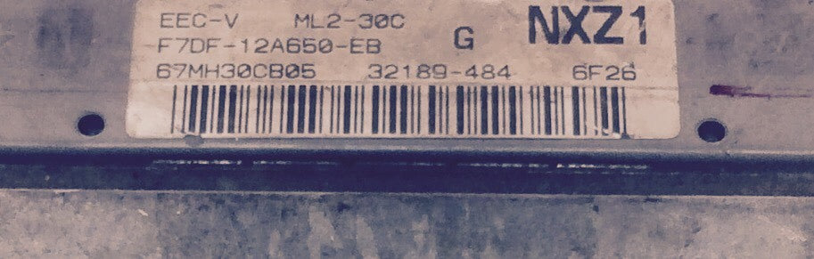 1997 Taurus Sable ECU F7DF-12A650-EB