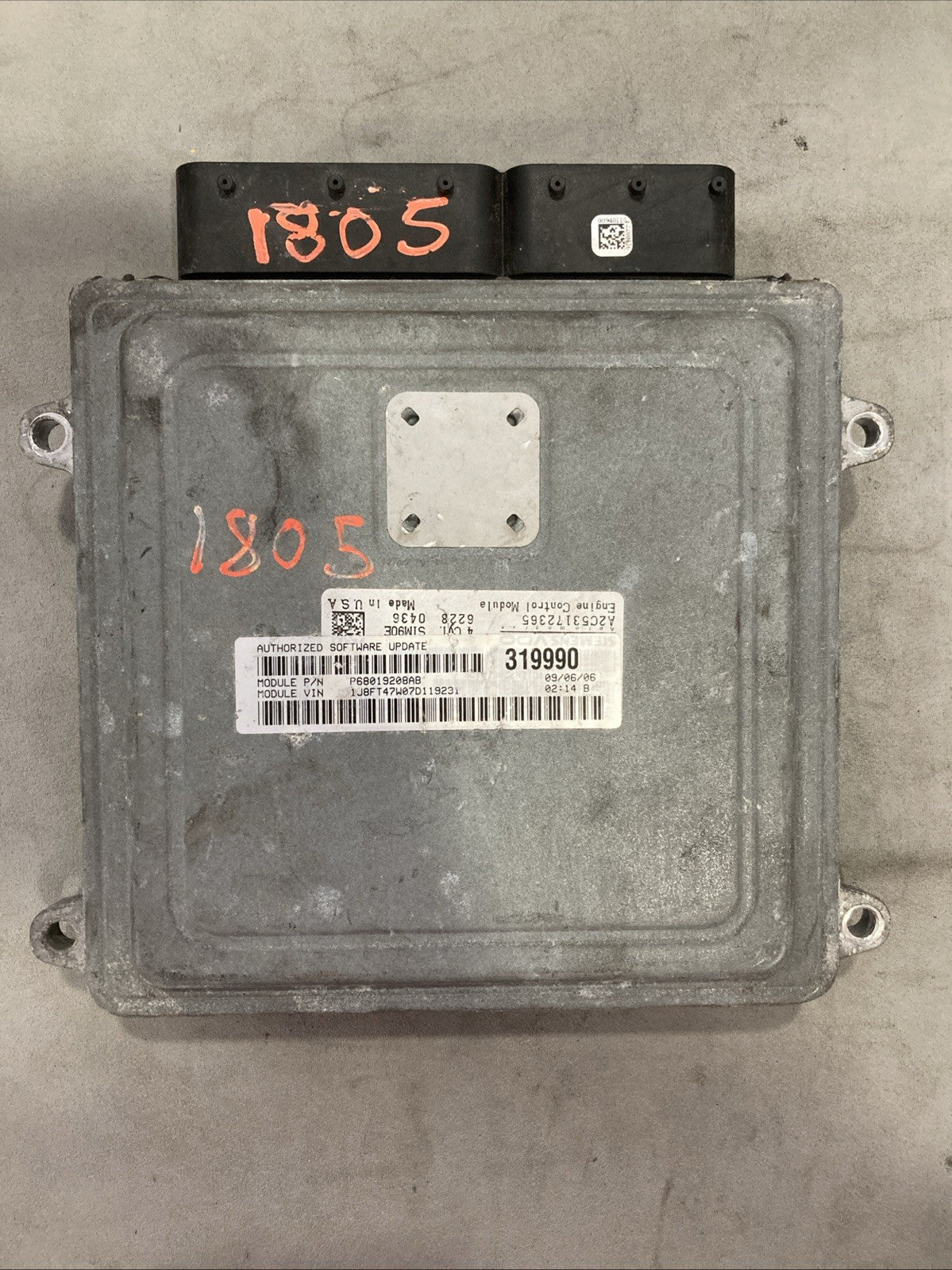 Jeep Compass ECU/ECM P68019208AB