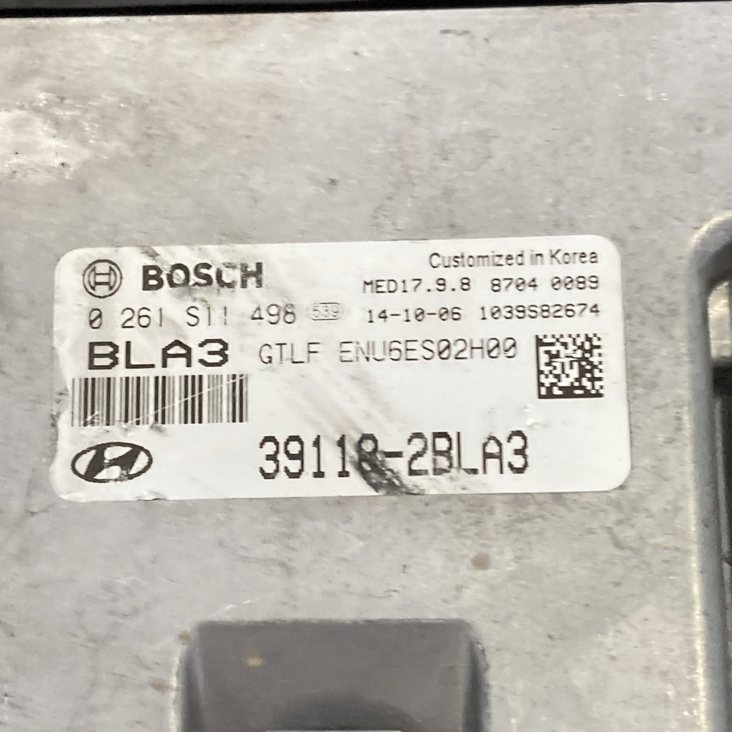 2015 Hyundai Sonata ECU/ECM 39118-2BLA