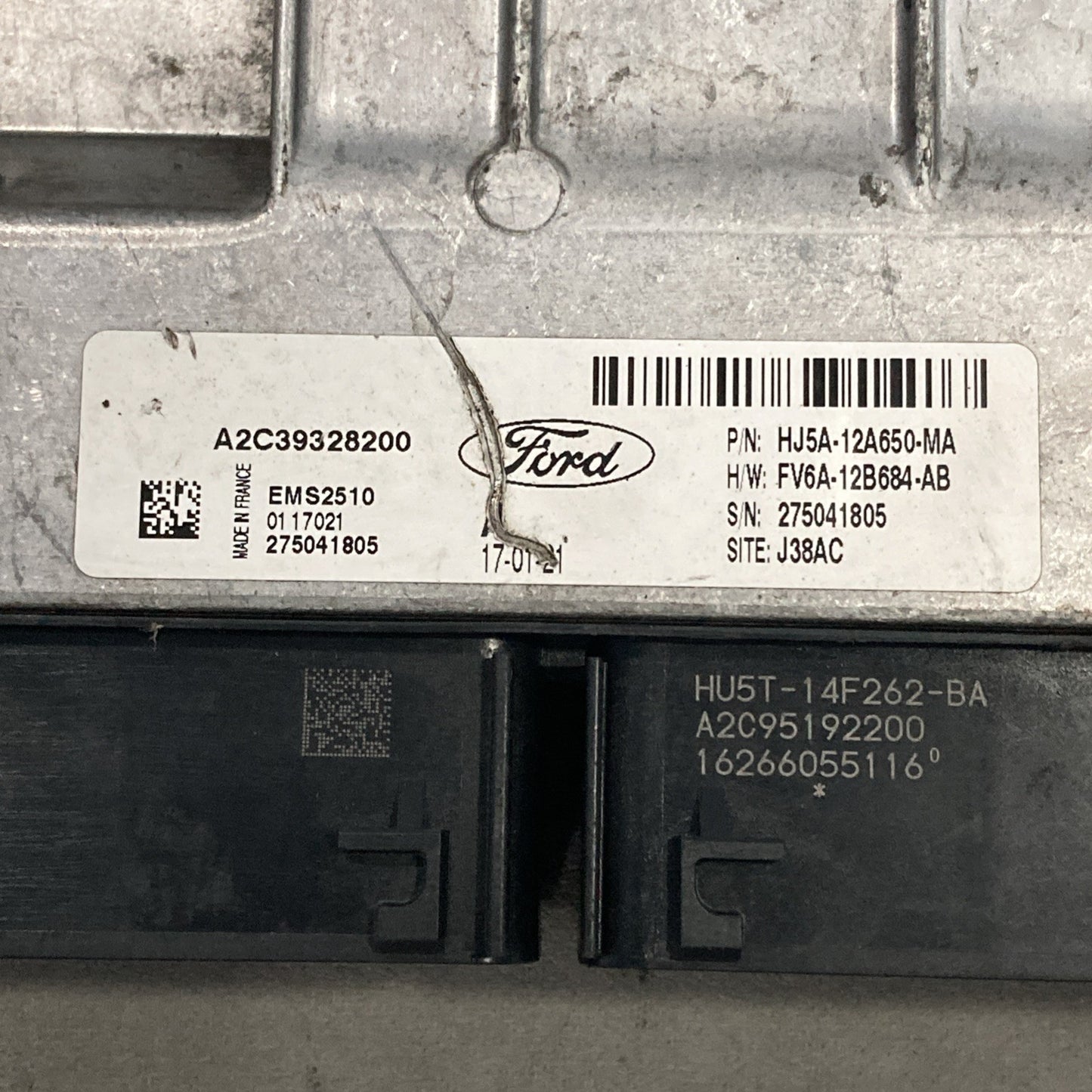 2017-2019 Ford Escape 1.5L Engine Control Module HJ5A-12A650-MA